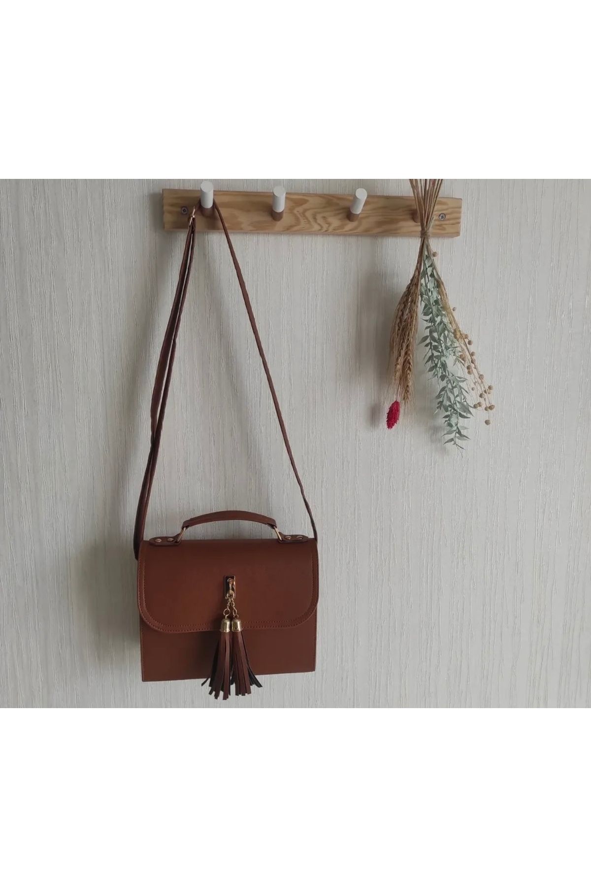 MODA Belisbag Kadın Taba rengi El ve Omuz Çantası