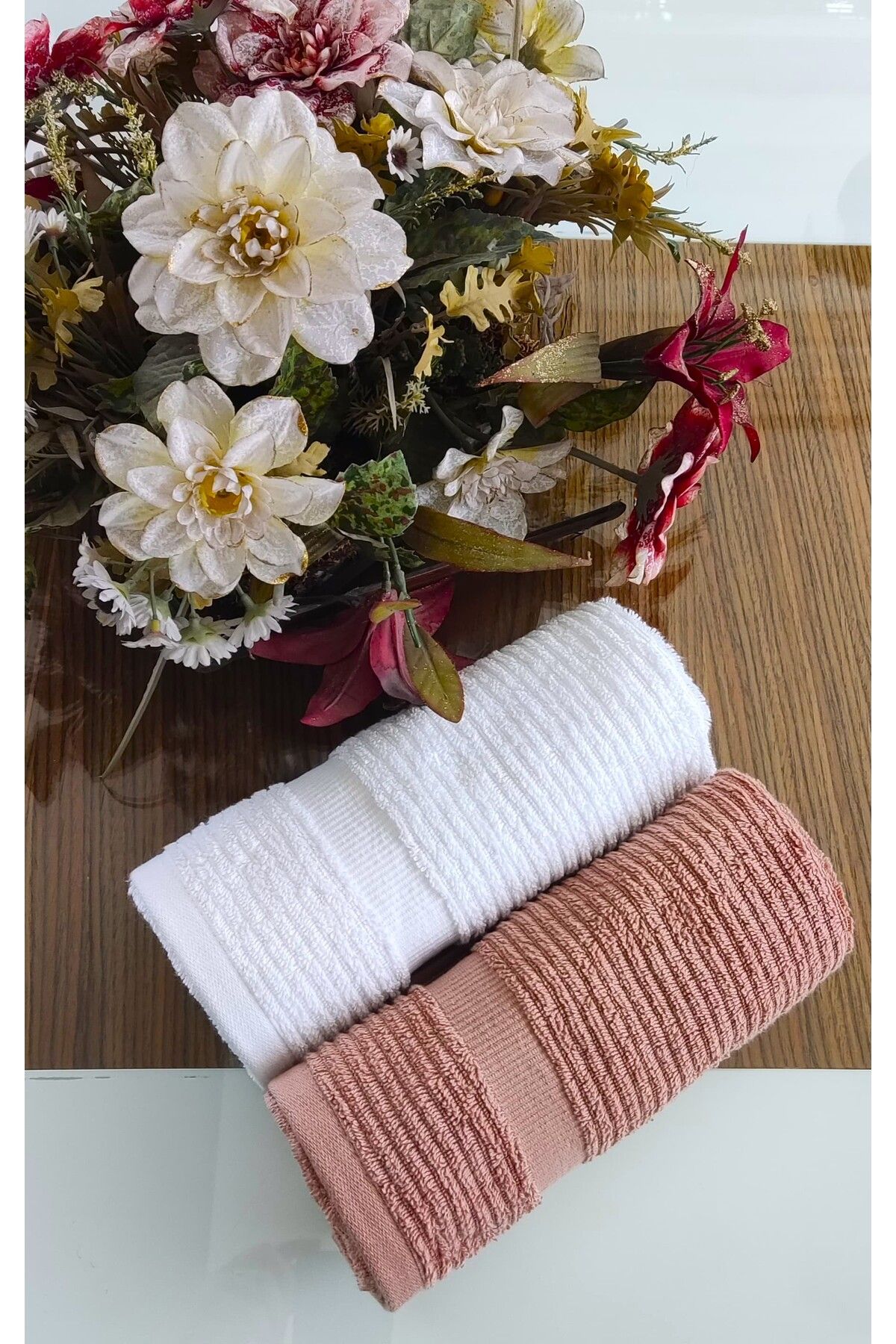 A.Z.H. (2.li Set) Çeyizlik Premium Süper Soft Lüx Cotton 45x70cm. El ve Yüz Havlusu (%100 pamuk)