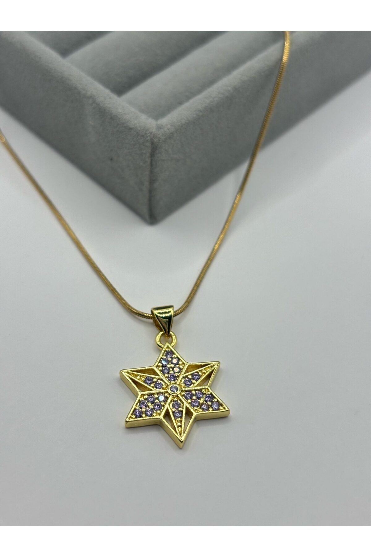 Lianes Paslanmaz Çelik Gold Kolye (Özel kutulu-Antialerjik)