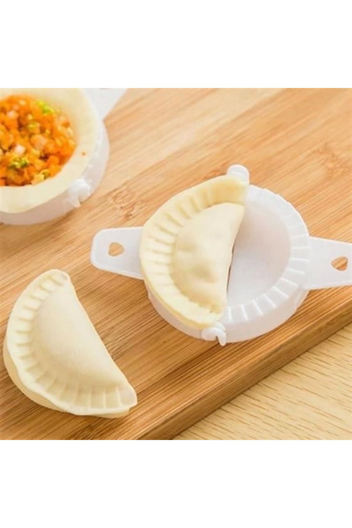 Emperium 3lü Çiğ börek kurabiye Hamur İşi Ravioli Kesme Kalıbı Aparatı