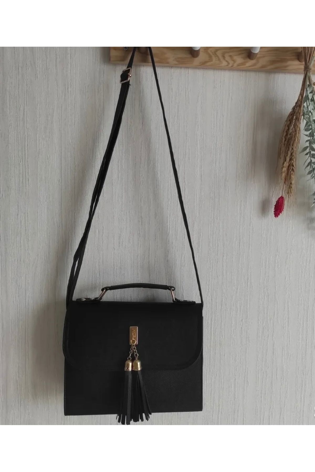 MODA Belisbag Kadın Siyah El ve Omuz Çantası