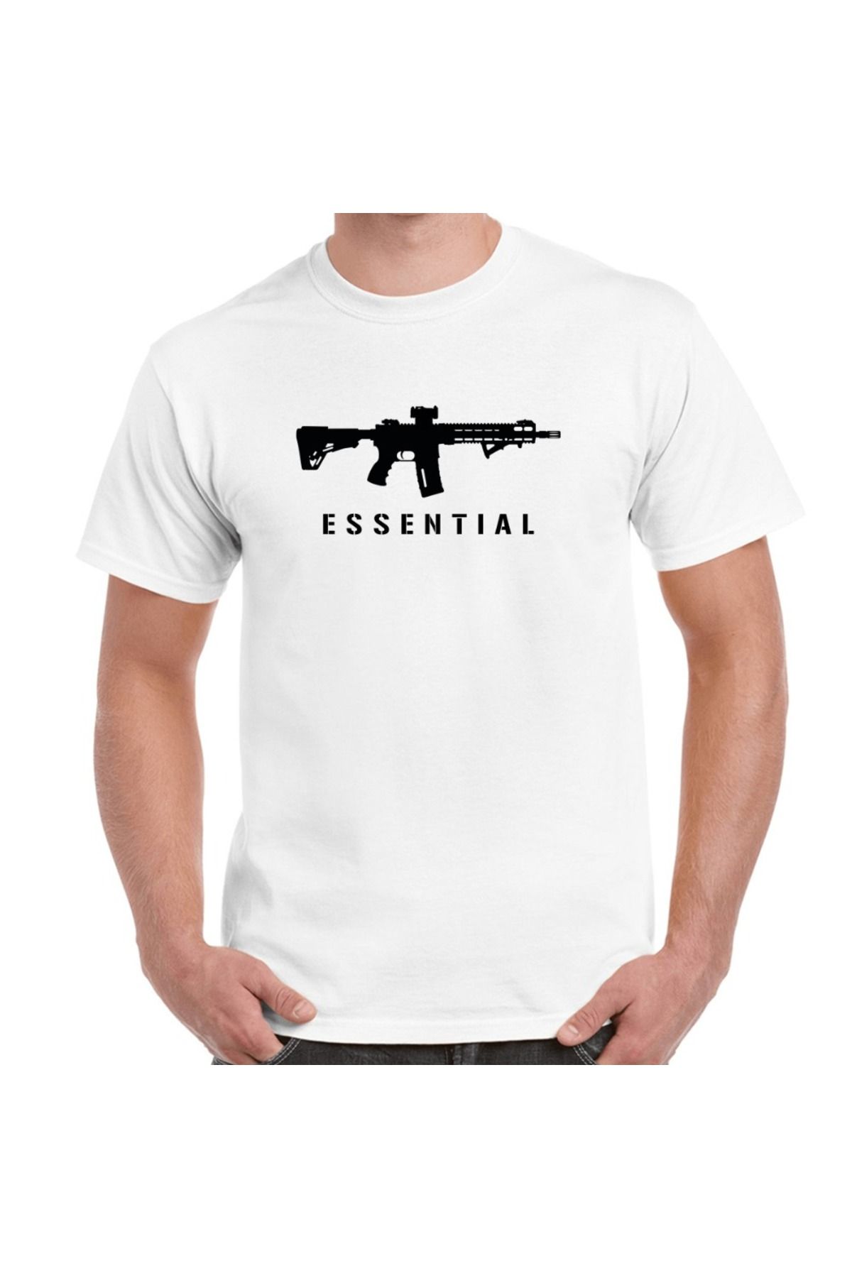 Alfatech By Alfani Ar Essential Tüfek Baskılı Tişört