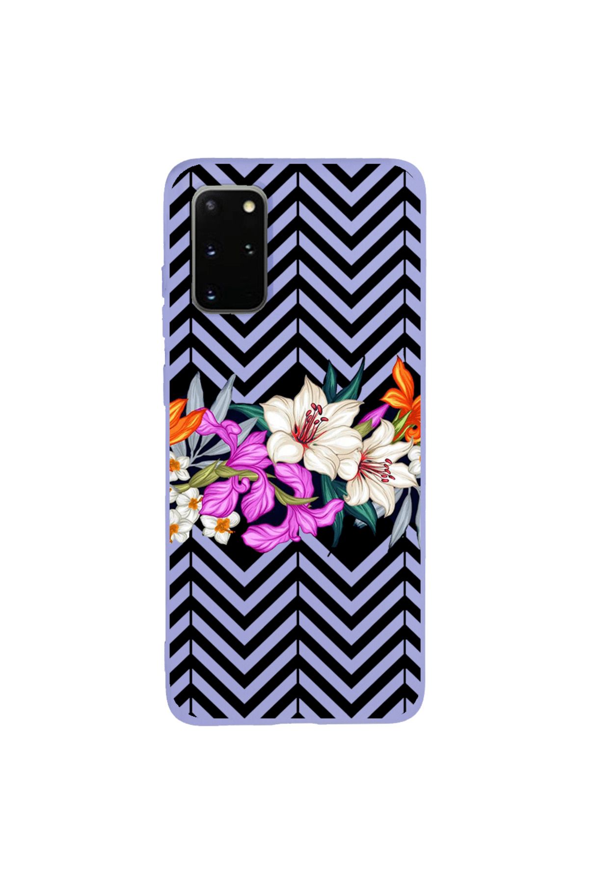 Royaleks Samsung S20 Plus Lansman Kılıf - Çiçek