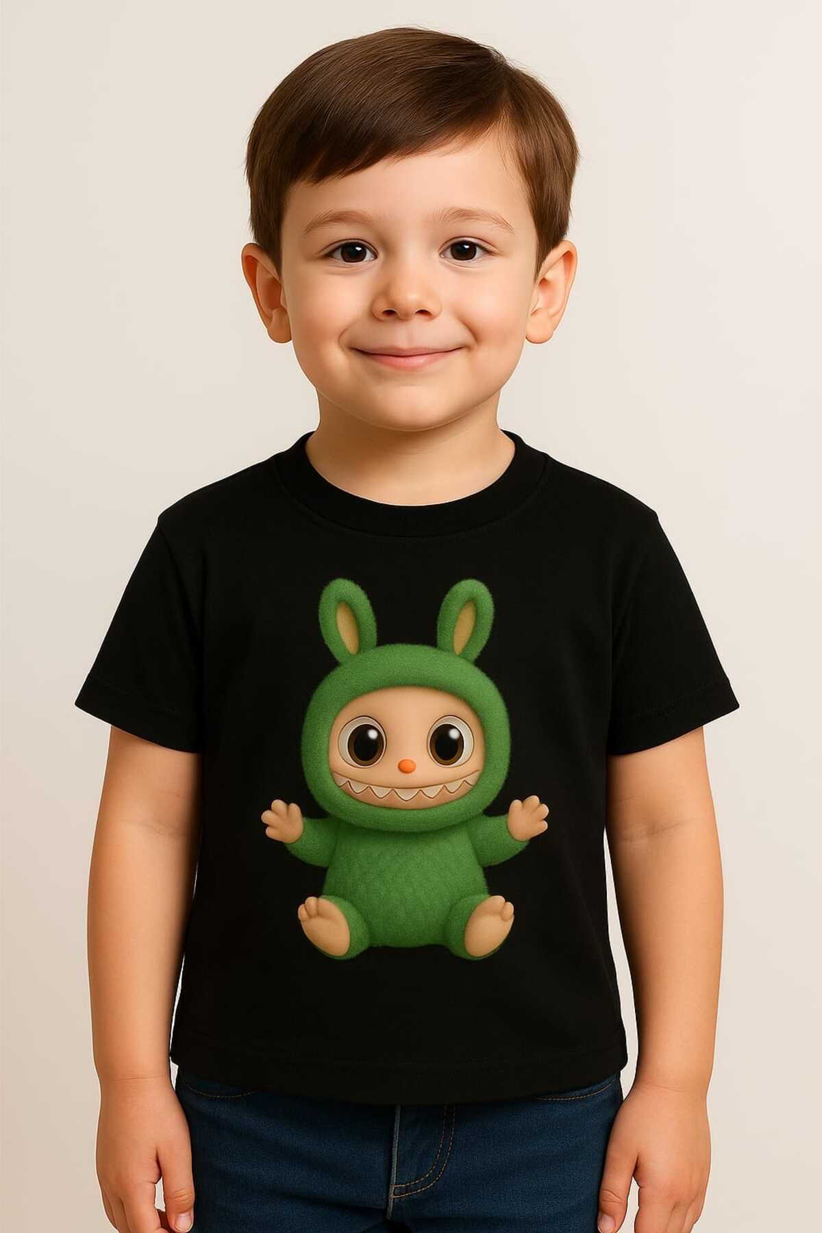 ZEMLİYA Unisex Oversize Bisiklet Yaka Baskılı T-shirt