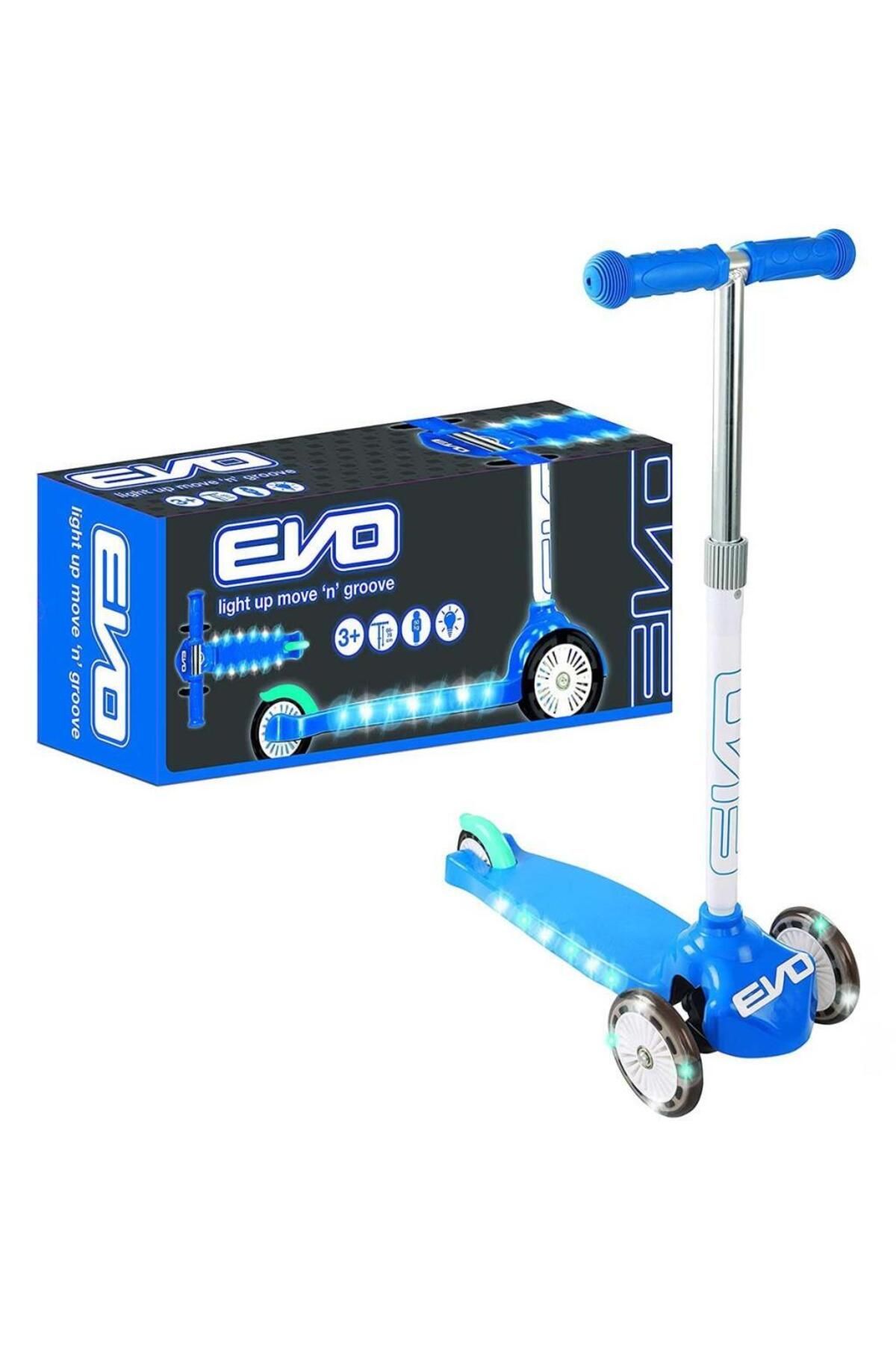Yuba Avm Nessiworld Evo Işıklı Move N Groove Mavi Üç Tekerlekli Scooter