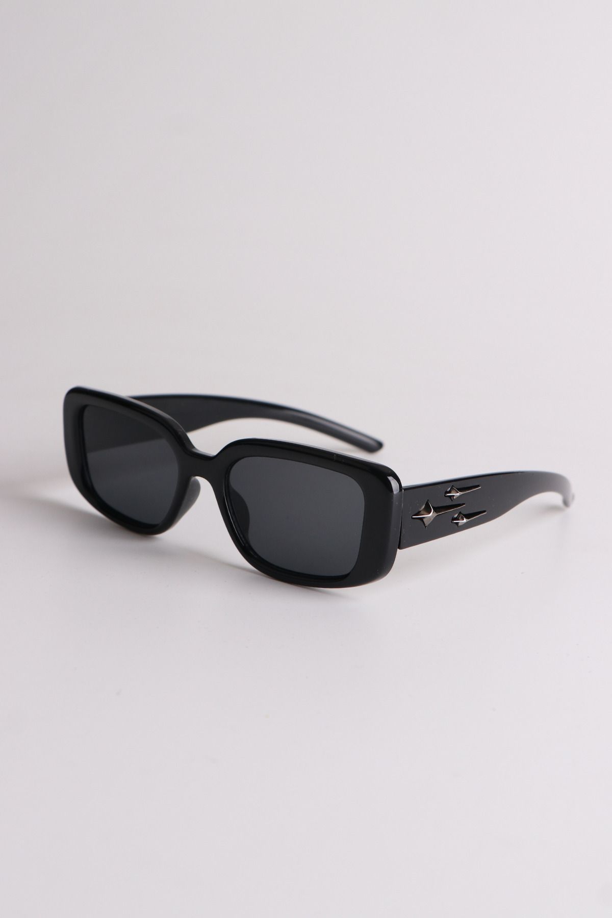 Chunky Frame Stella Unısex Siyah Güneş Gözlük