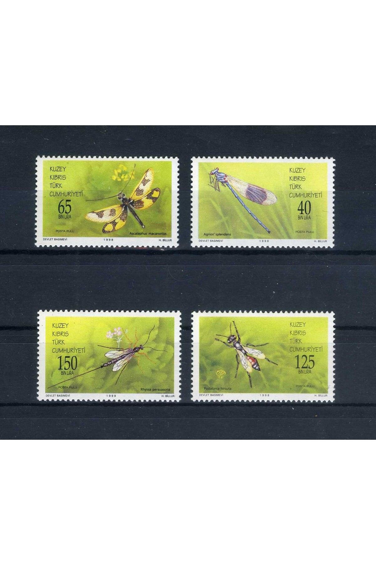 Jupiter Stamps Koleksiyon Pulları, Kuzey Kıbrıs Böcekler Serisi, Konsept Hediyelik, Hobi Dünyası, ASB-719904521