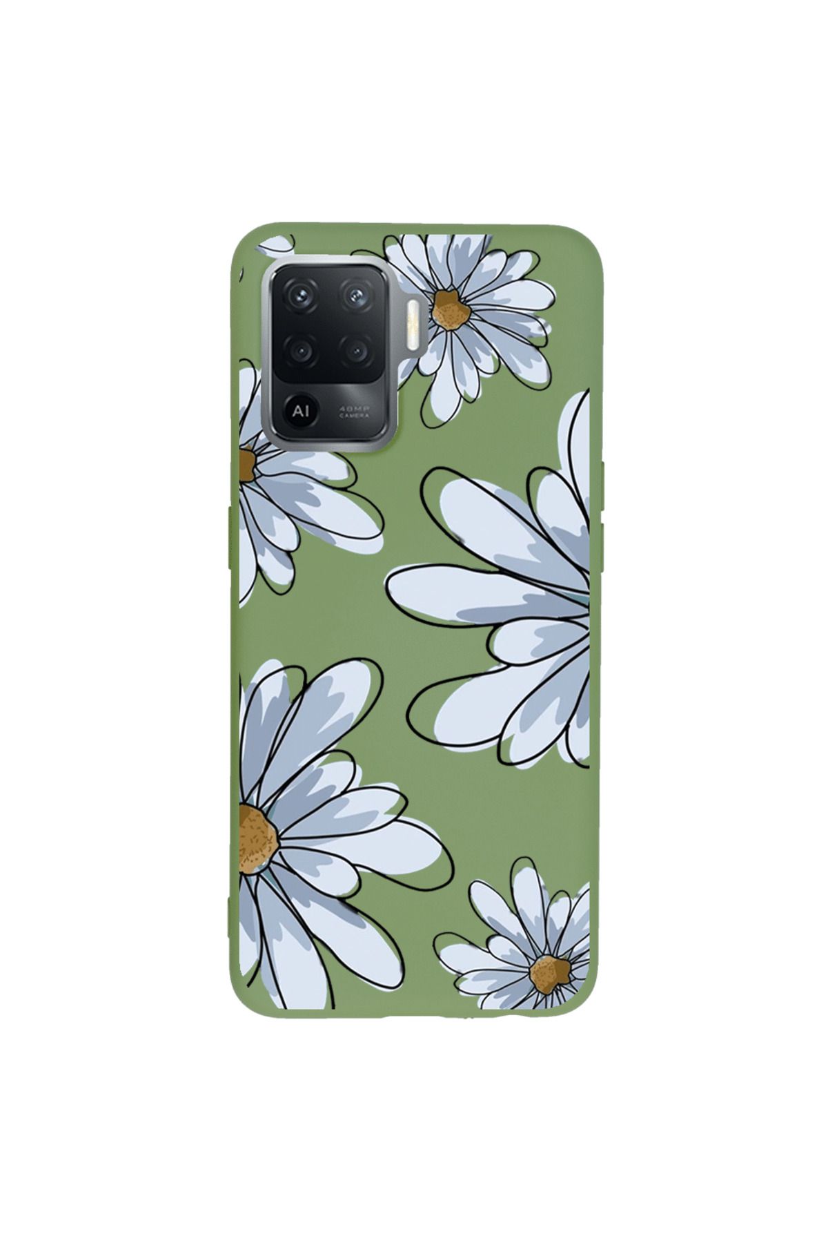 Royaleks Oppo Reno 5 Lite Lansman Kılıf - Papatya