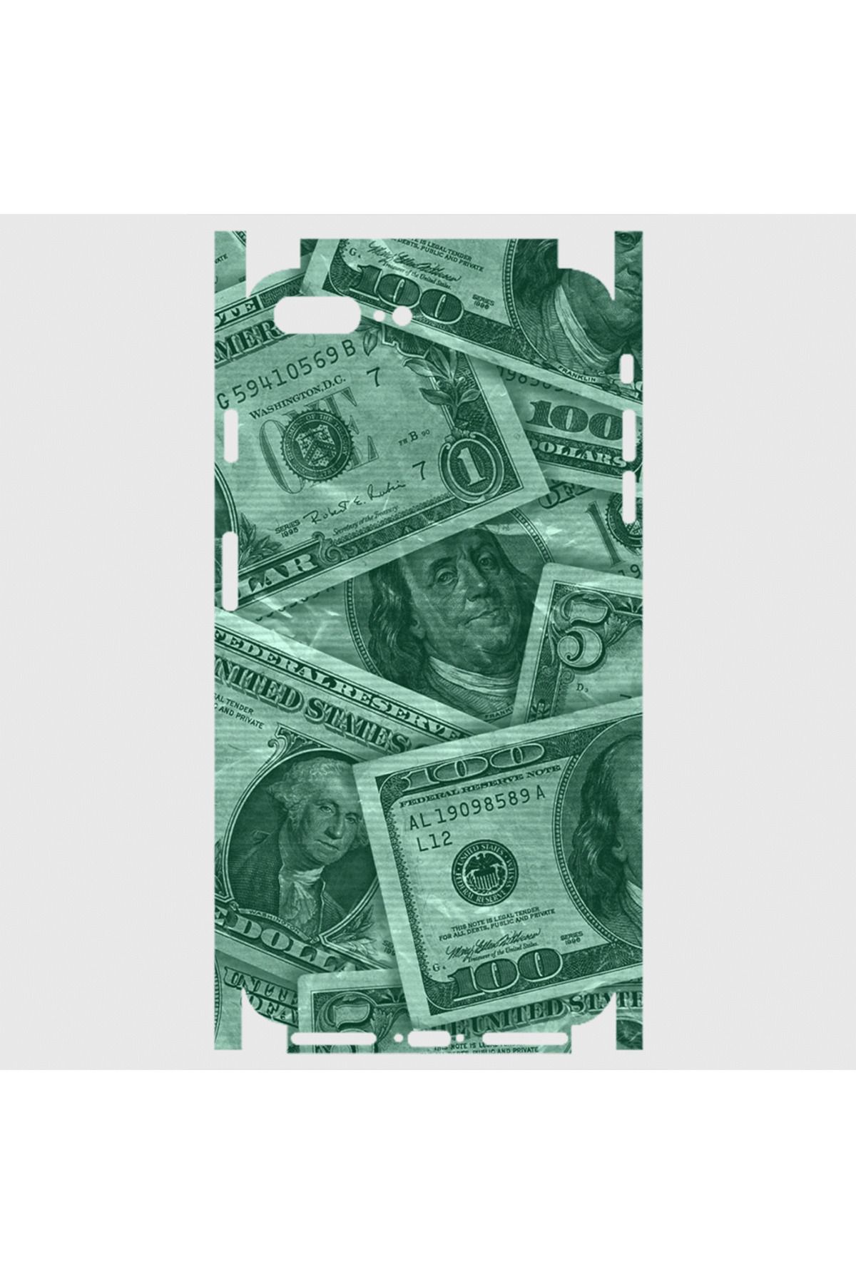 Royaleks iPhone 8 Plus uyumlu Telefon Kaplama - One Dollar