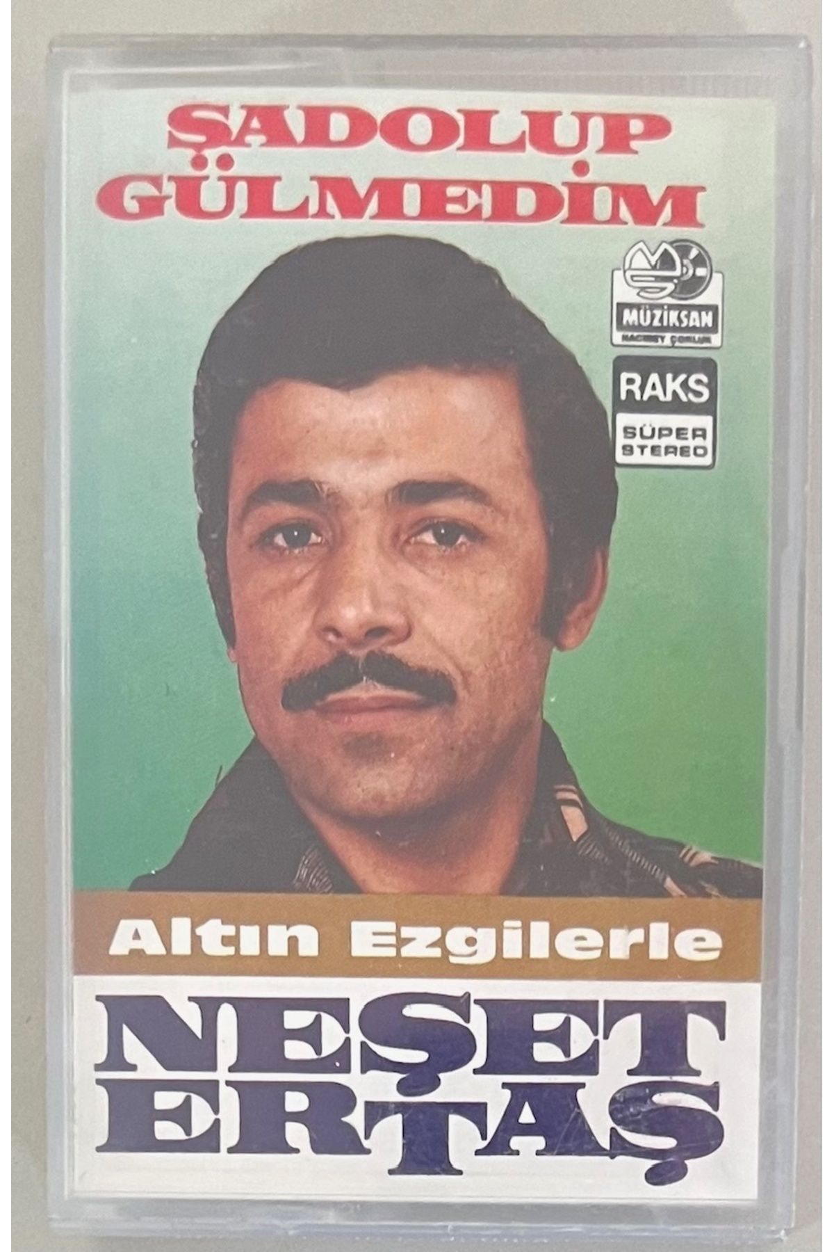 Plakevi İzmir Neşet Ertaş Şadolup Gülmedim Altın Ezgilerle Kaset (Orjnal Dönem Baskı Kaset)