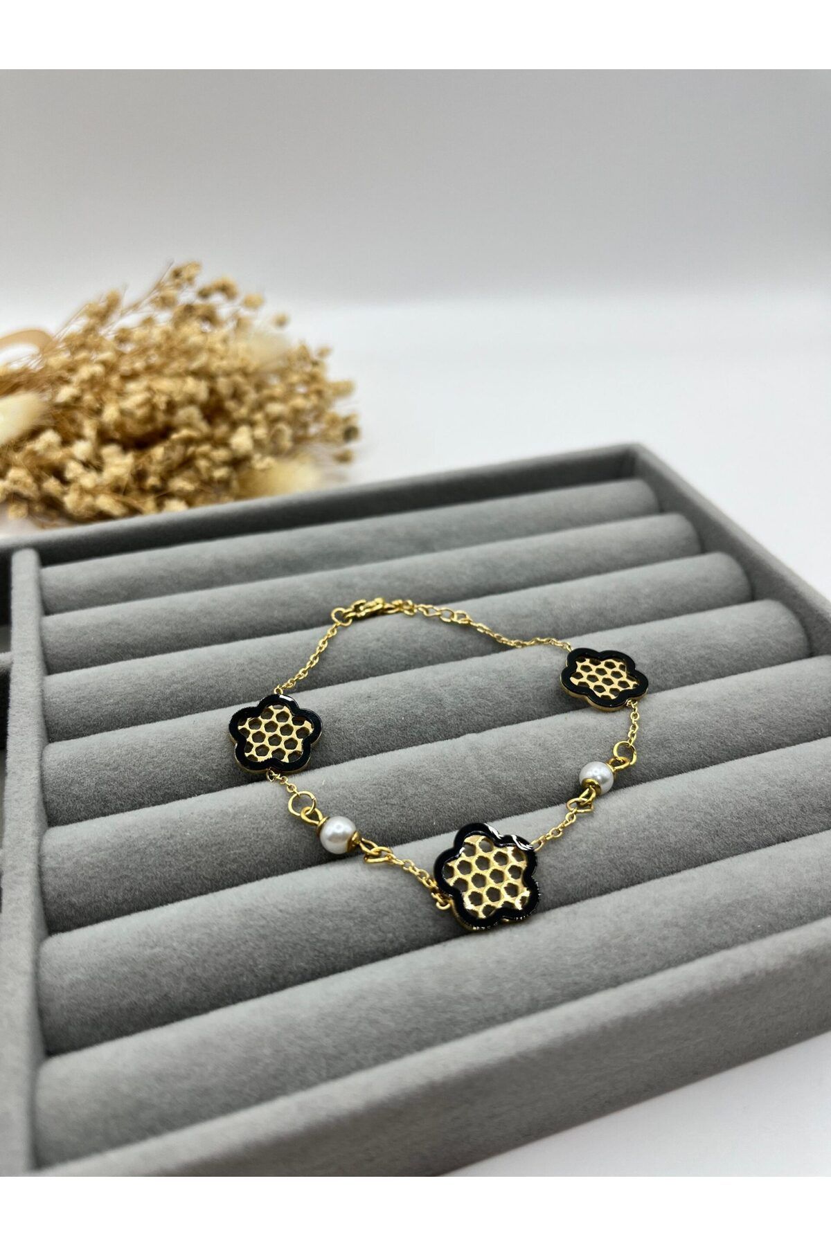 Lianes Paslanmaz Çelik VIP Gold Bileklik (Özel kutulu-Antialerjik)