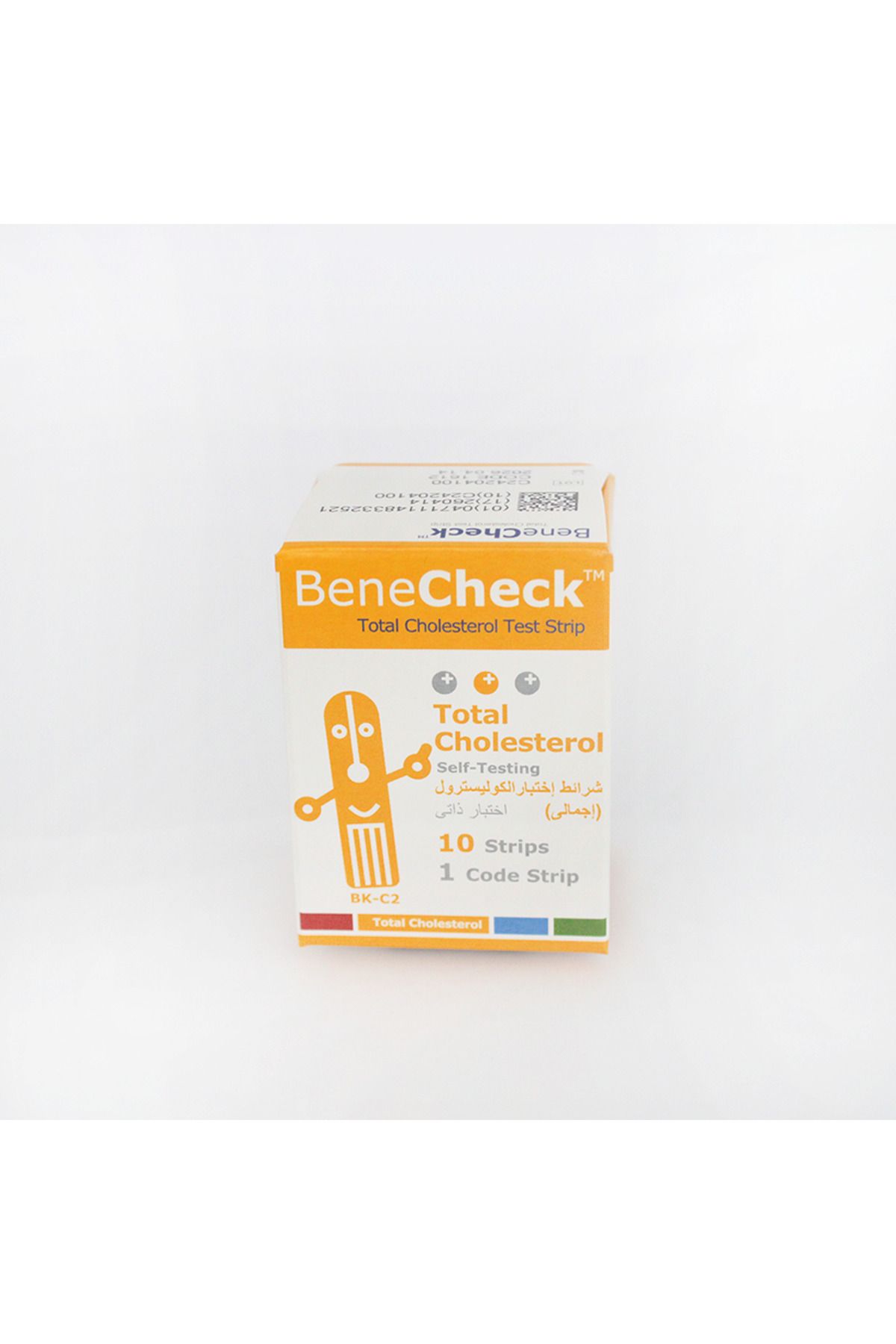 BeneCheck-شرائط اختبار الكوليسترول الكلي BK-C2، 10 شرائط/علبة 3