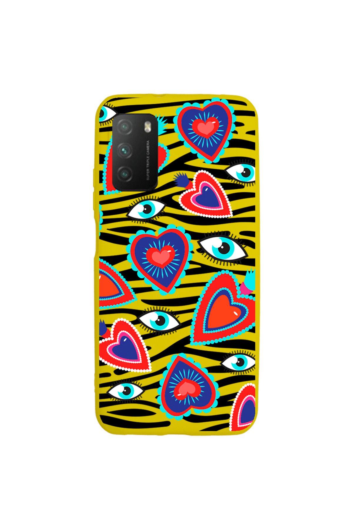 Royaleks Xiaomi Redmi 9T Lansman Kılıf - Eye Of The Heart