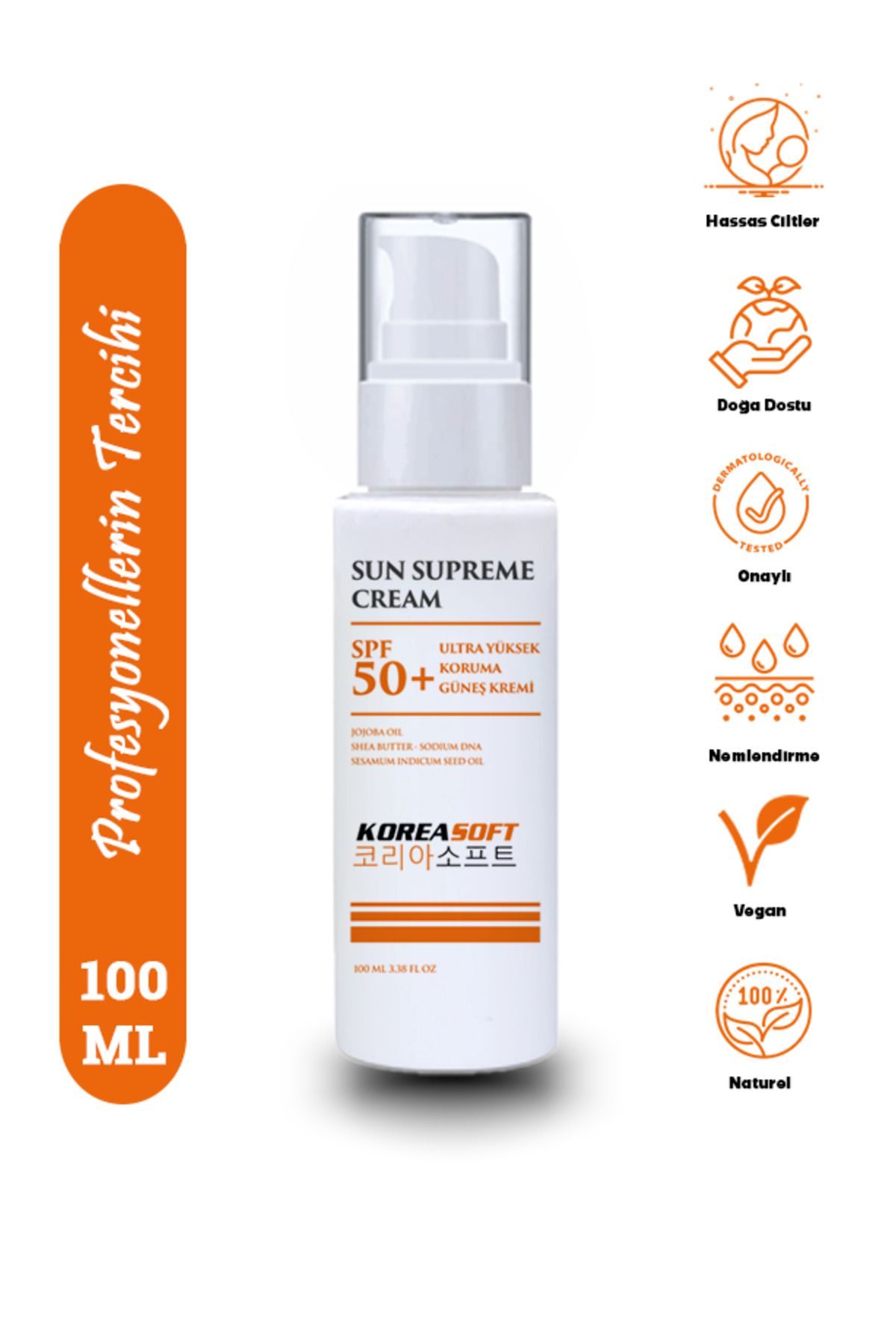 Koreasoft 50 SPF Ultra Yüksek Koruma Güneş Kremi
