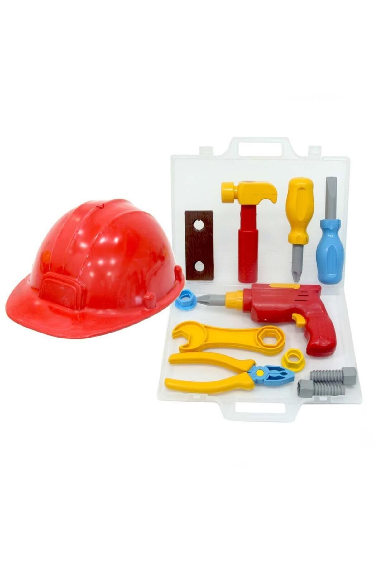 Yuba Avm Minik Usta Çantalı Baretli Tamir Seti