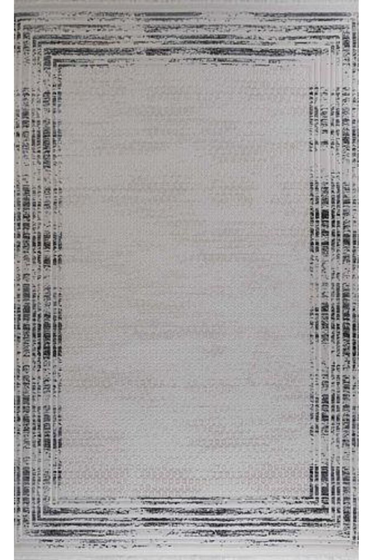 Gabardin Alessa 8004 Antrasit Serisi Triko Akrilik Salon Oturma Yatak Odası Halısı