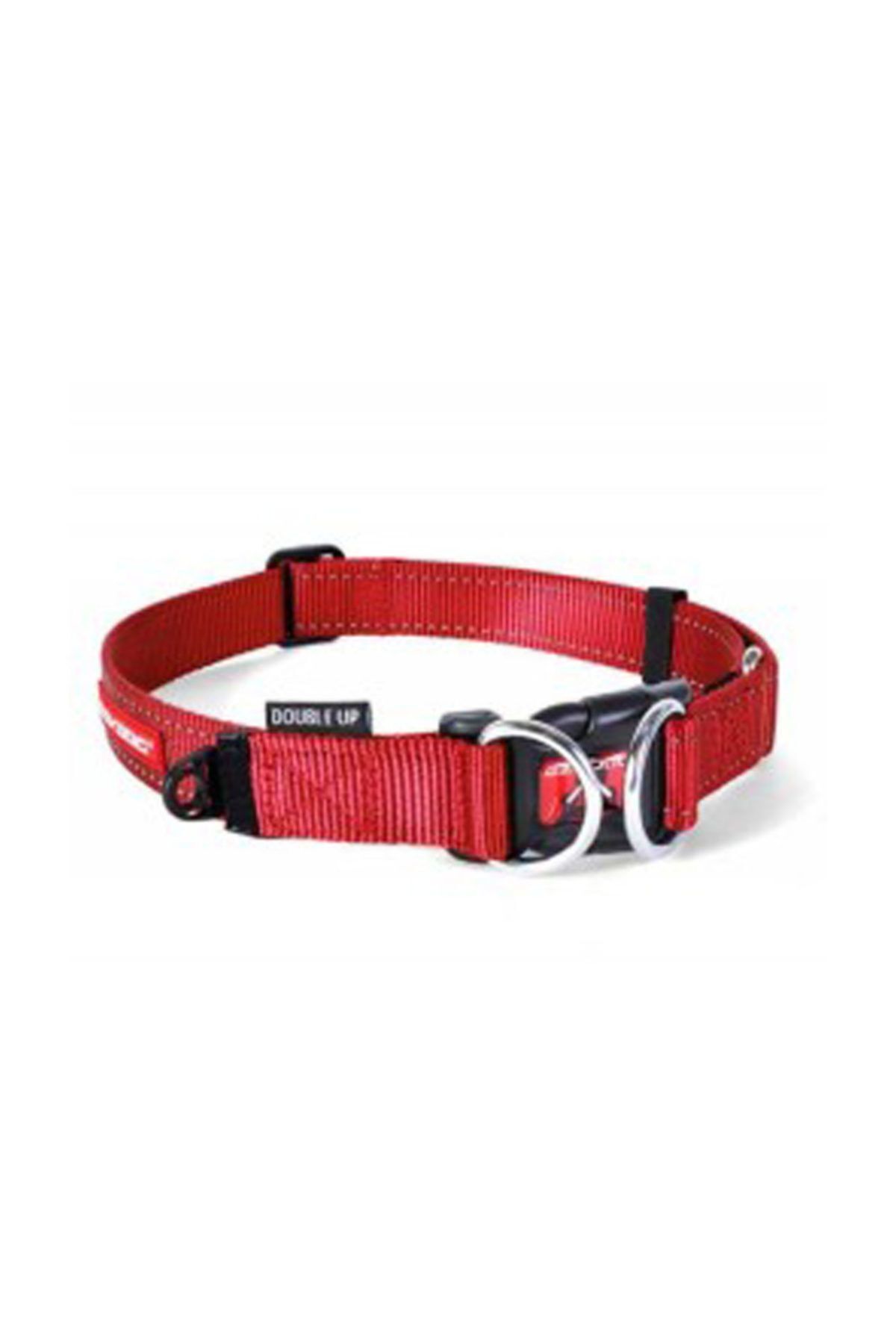 Ezydog Double Up Çift Halkalı Köpek Boyun Tasması Medium Kırmızı