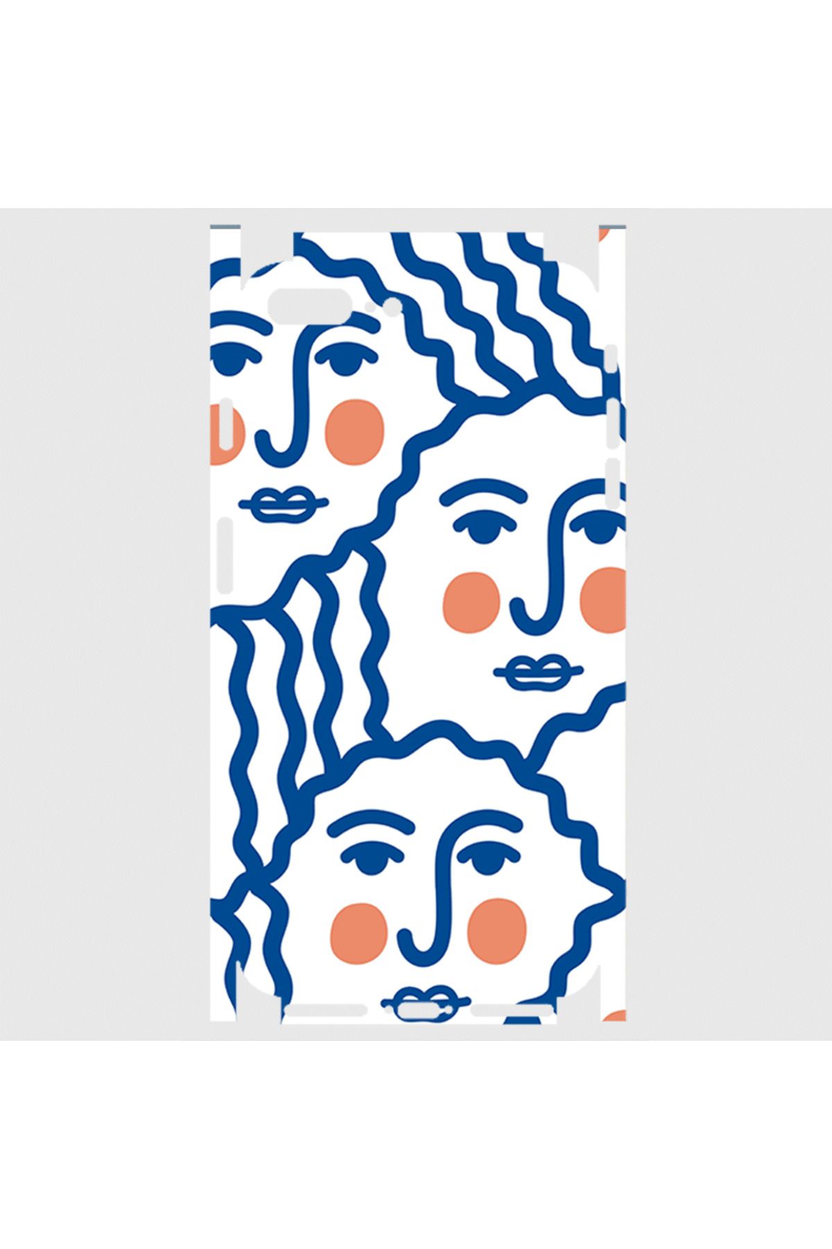Royaleks iPhone 7 Plus Telefon Kaplama - Faces Uyumlu