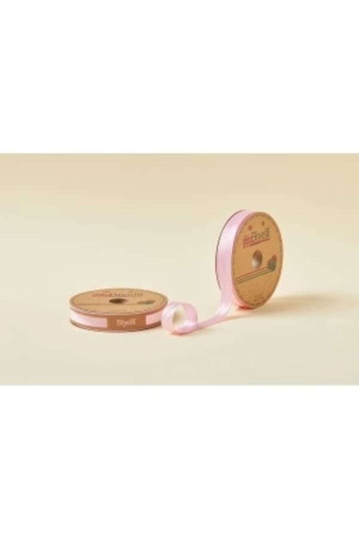 STOREMAX Biye Saten Katlı 007 Pembe 2 cm 25 Metre %100 Polyester