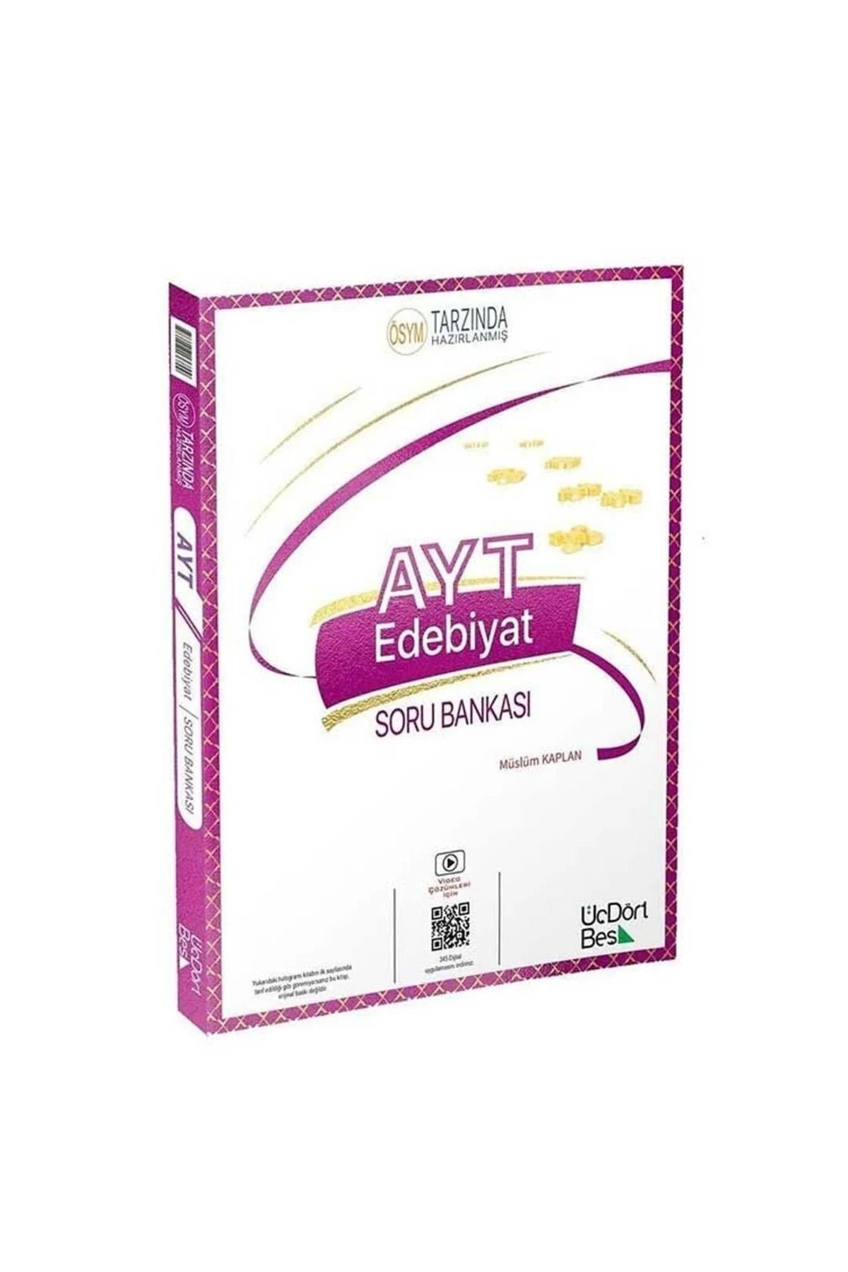 3K YAYIN ÜÇ DÖRT BEŞ YAYINLARI AYT EDEBİYAT SORU BANKASI VİDEO ÇÖZÜMLÜ