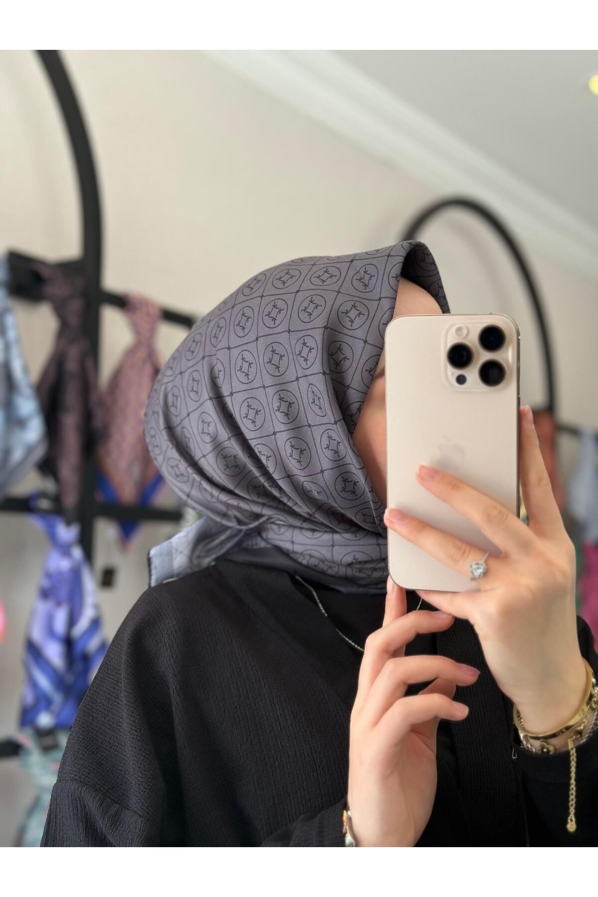 MONOOR CARDİN DESEN SOFT EŞARP