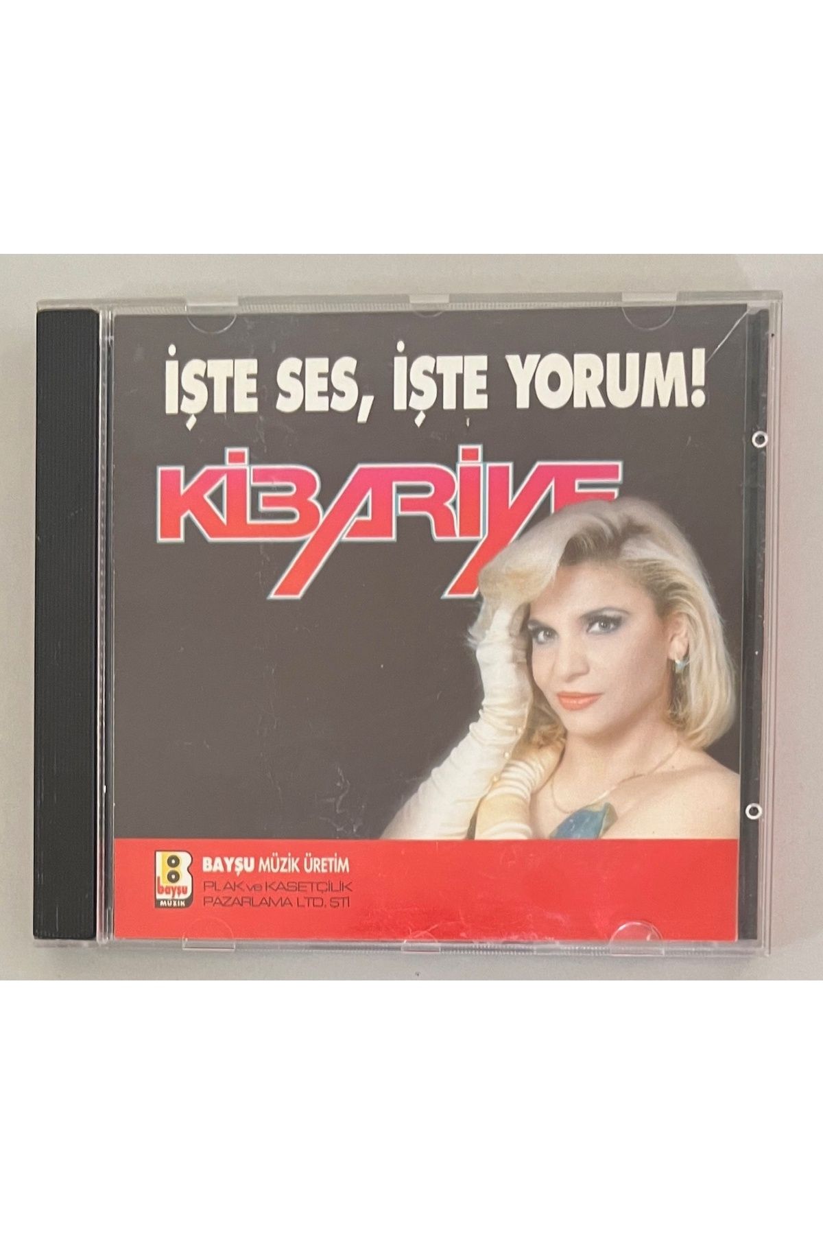 Plakevi İzmir Kibariye İşte Ses İşte Yorum Cd (Orjnal 1993 Dönem Baskı Cd Sarı Bandrol)