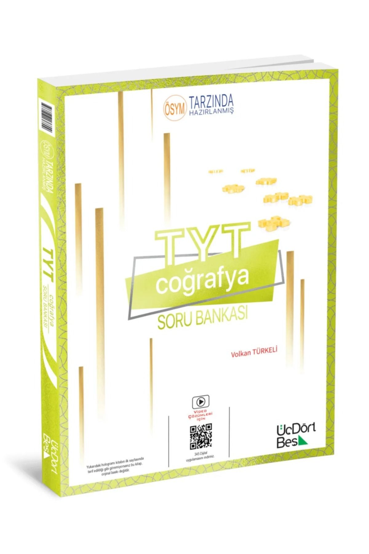 3K YAYIN ÜÇ DÖRT BEŞ YAYINLARI TYT COĞRAFYA SORU BANKASI VİDEO ÇÖZÜMLÜ