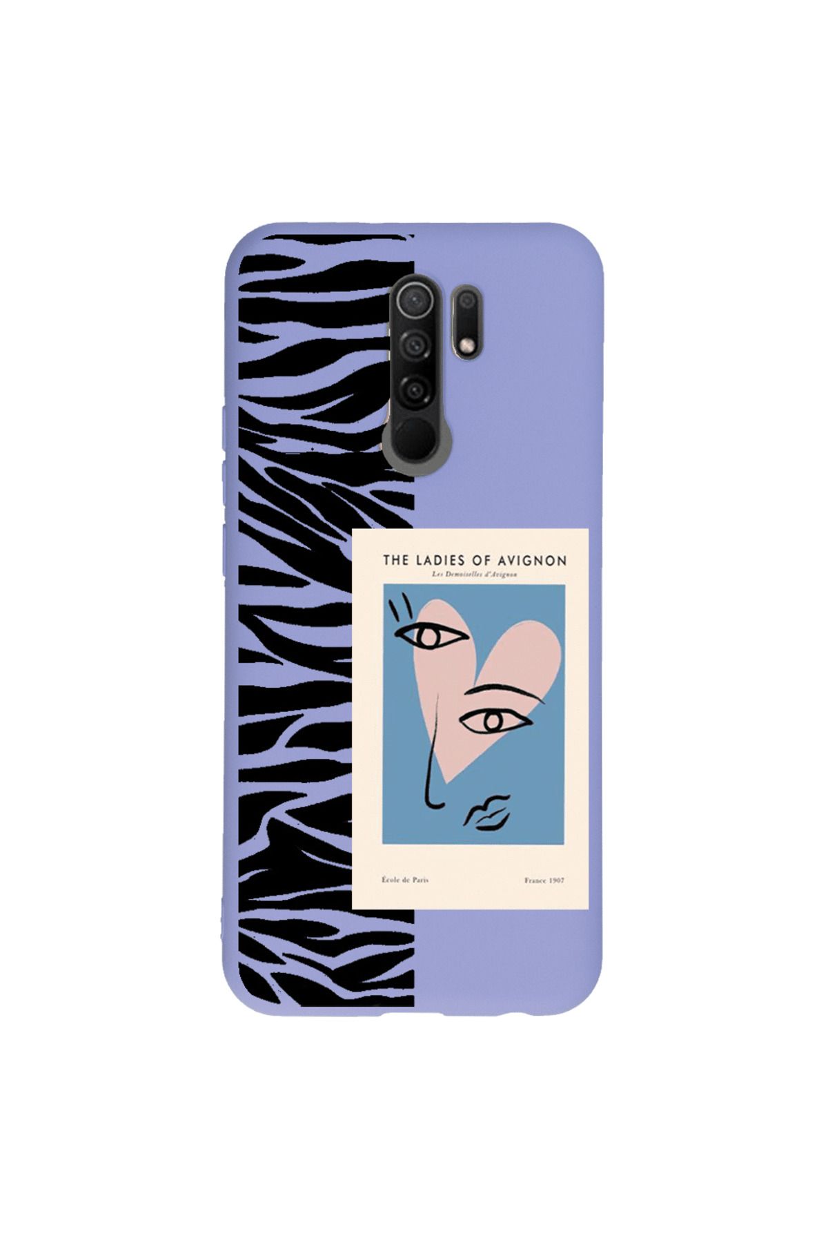 Royaleks Xiaomi Redmi 9 Lansman Kılıf - Zebralı