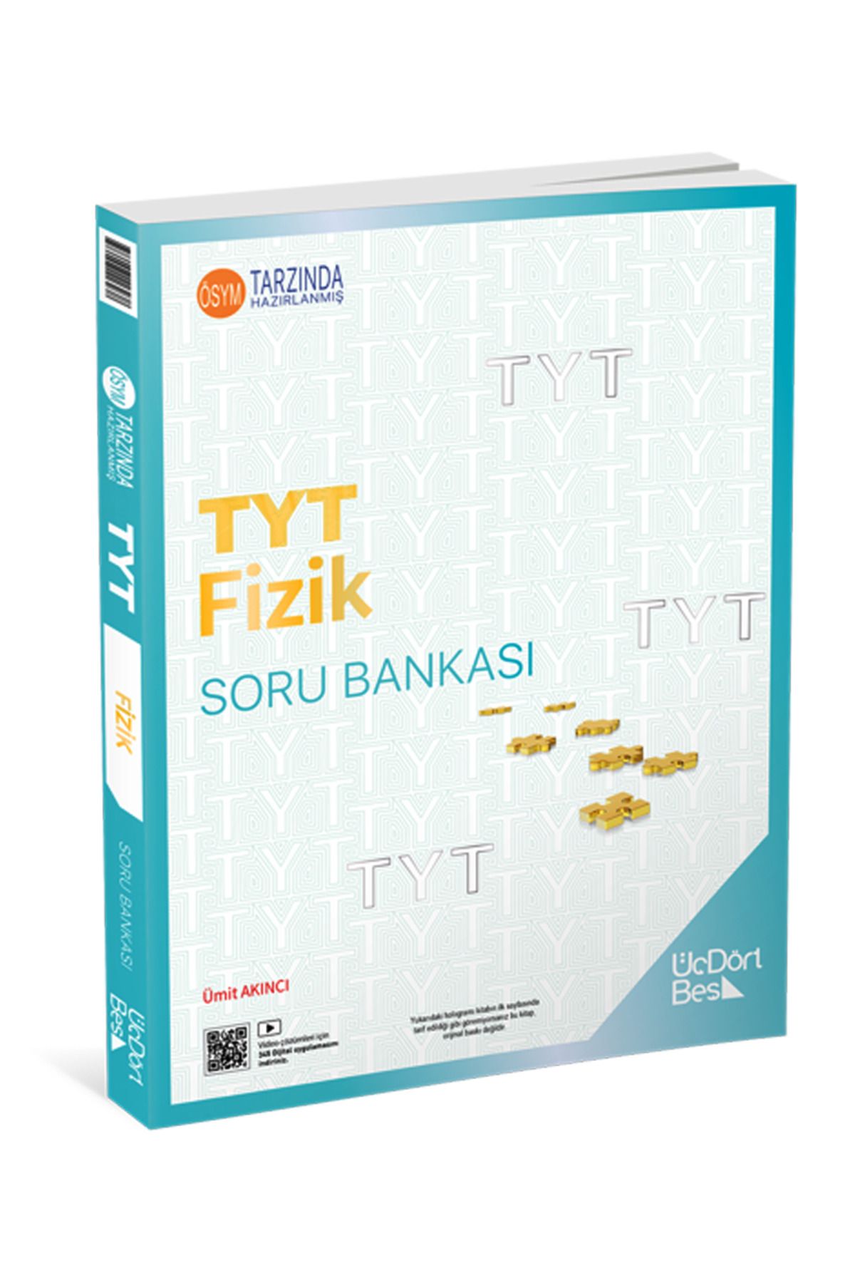 3K YAYIN ÜÇ DÖRT BEŞ YAYINLARI TYT FİZİK SORU BANKASI VİDEO ÇÖZÜMLÜ
