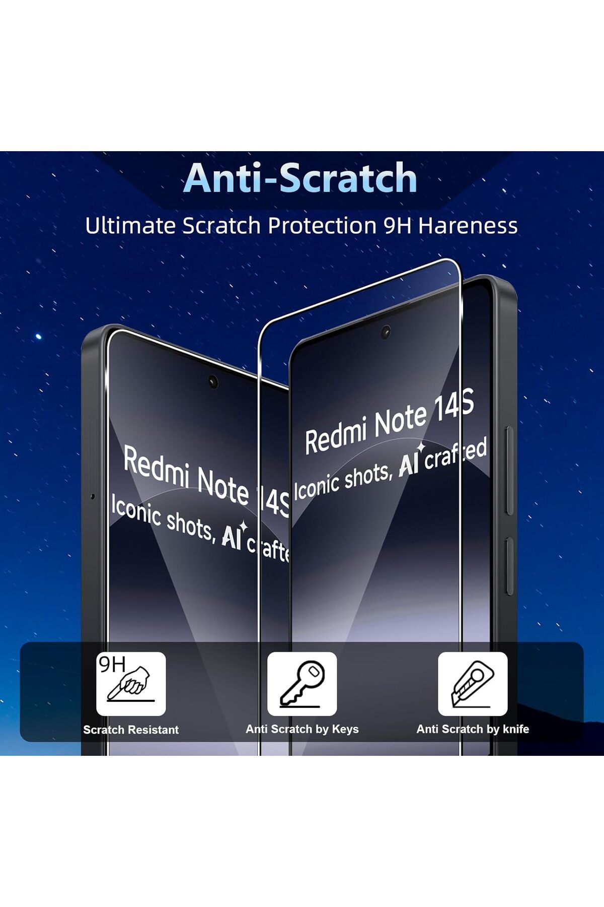 aheaks Redmi Note 14S Nano Ekran Koruyucu Nano Cam - İnce ve Esnek