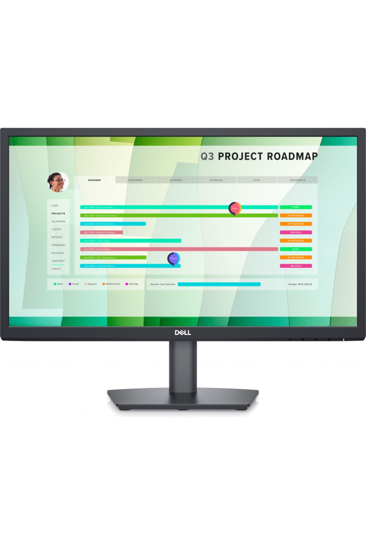 Dell E2223HN, 21.5", Full HD, 5ms, 60Hz, D-Sub, HDMI, VA LED MONİTÖR