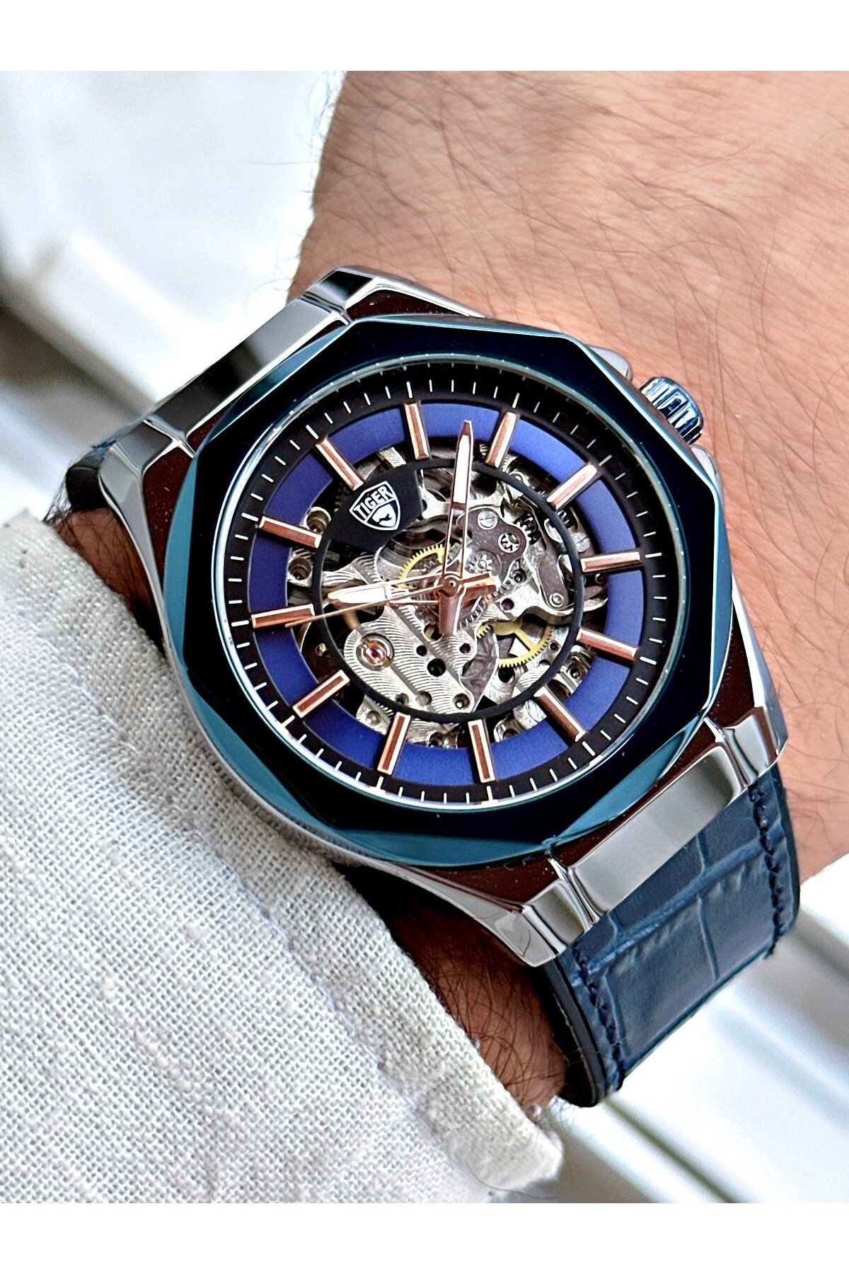 Tiger TI-604H TIGER ÇELİK OTOMATİK ERKEK SAATİ