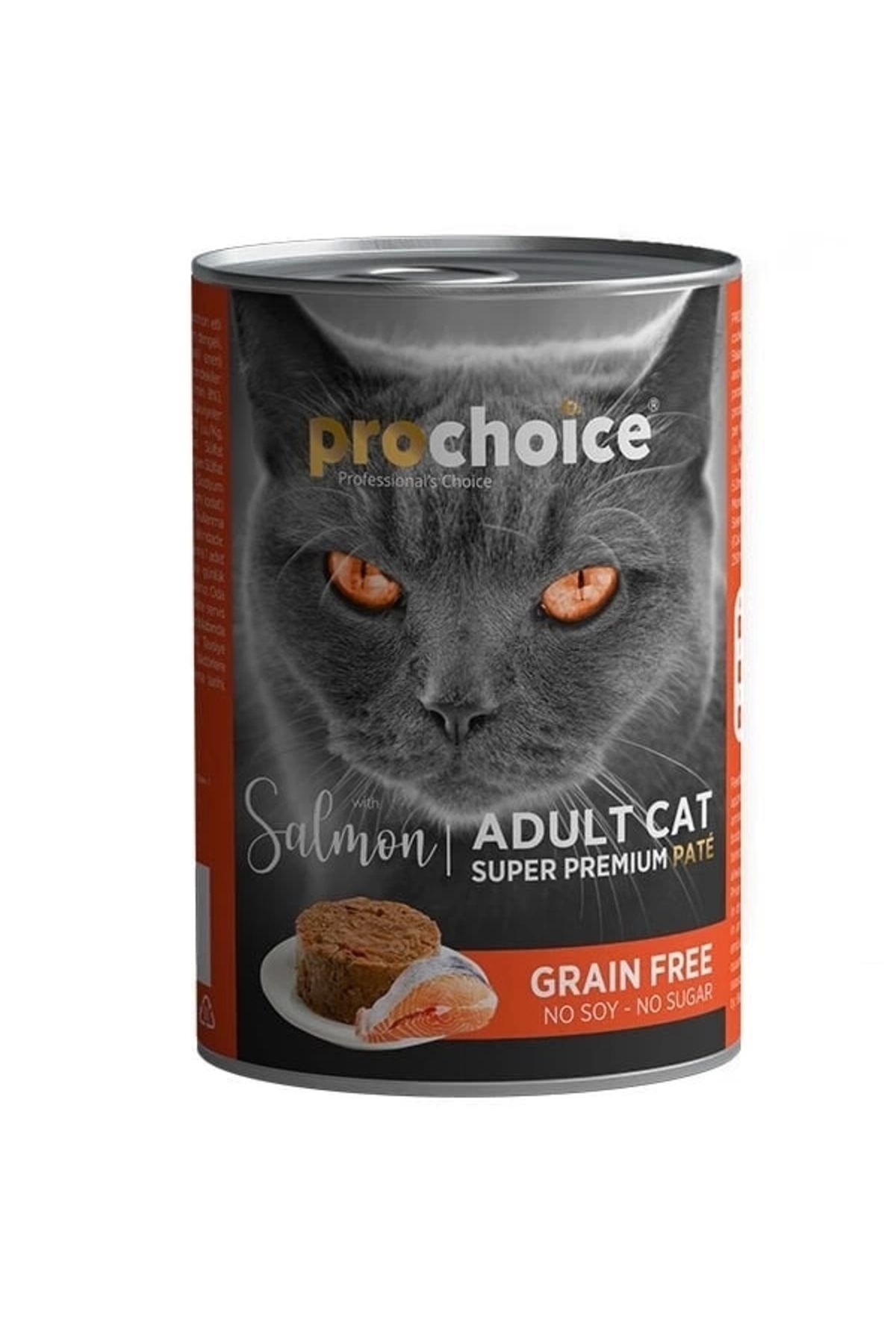 YNT İthalat Pro Choice Adult Somonlu Yetişkin Konserve Kedi Maması 400 Gr