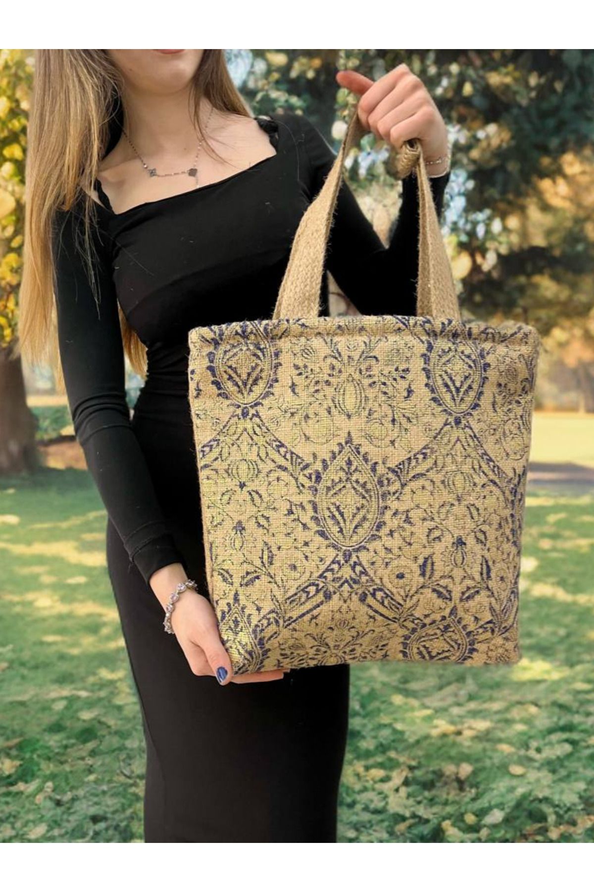 ECHARMBUTIK Hasır Model Kadın Çanta