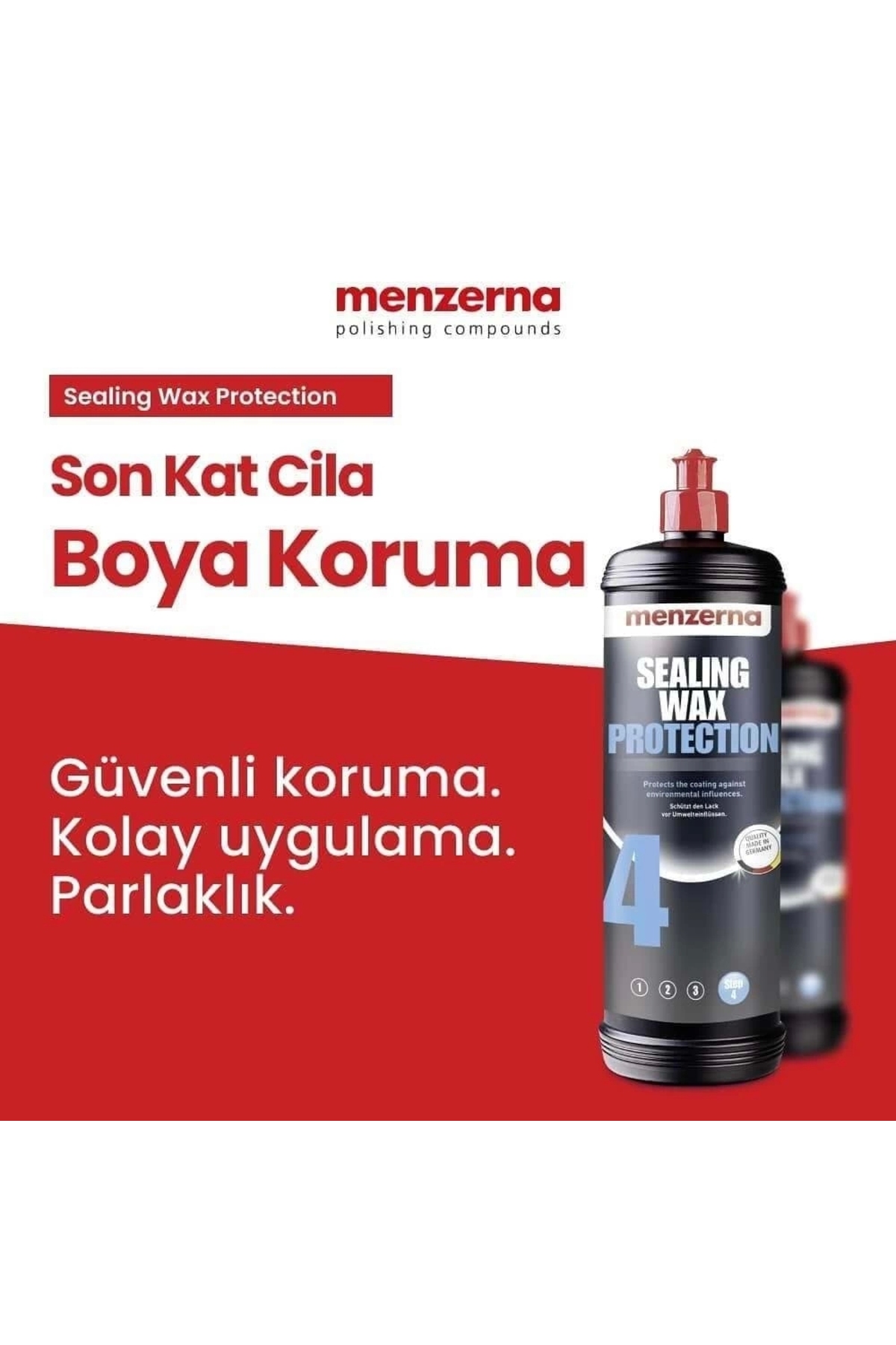 ままさん専用　Plosion HEAD TREATMENT 200g Menzerna Sealing Wax Boya Koruma Cilası 250 ml - Fiyatı, Yorumları