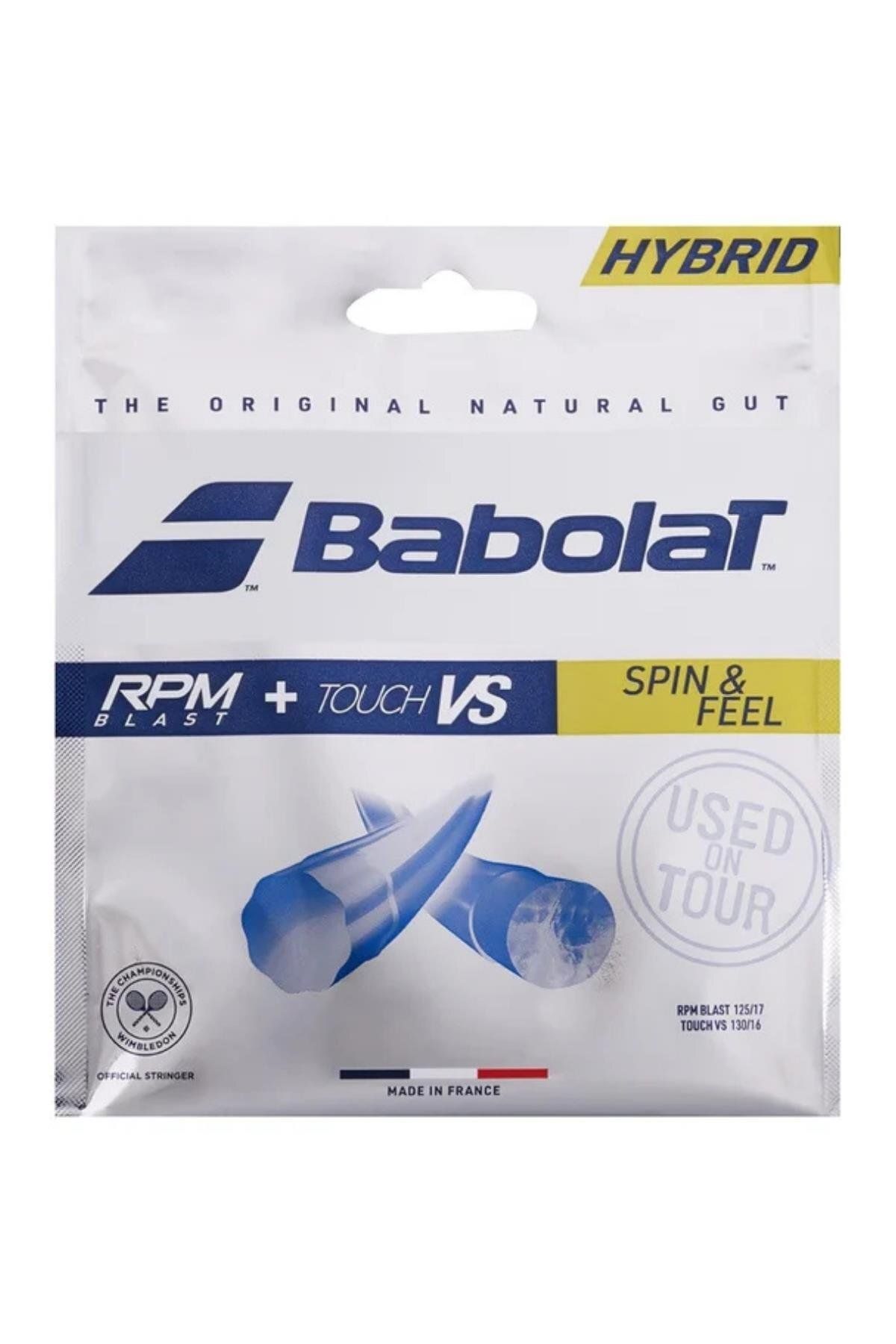 BABOLAT Hybrid RPM Blast 125 + Touch VS 130 Tenis Kordaj Teli 12m