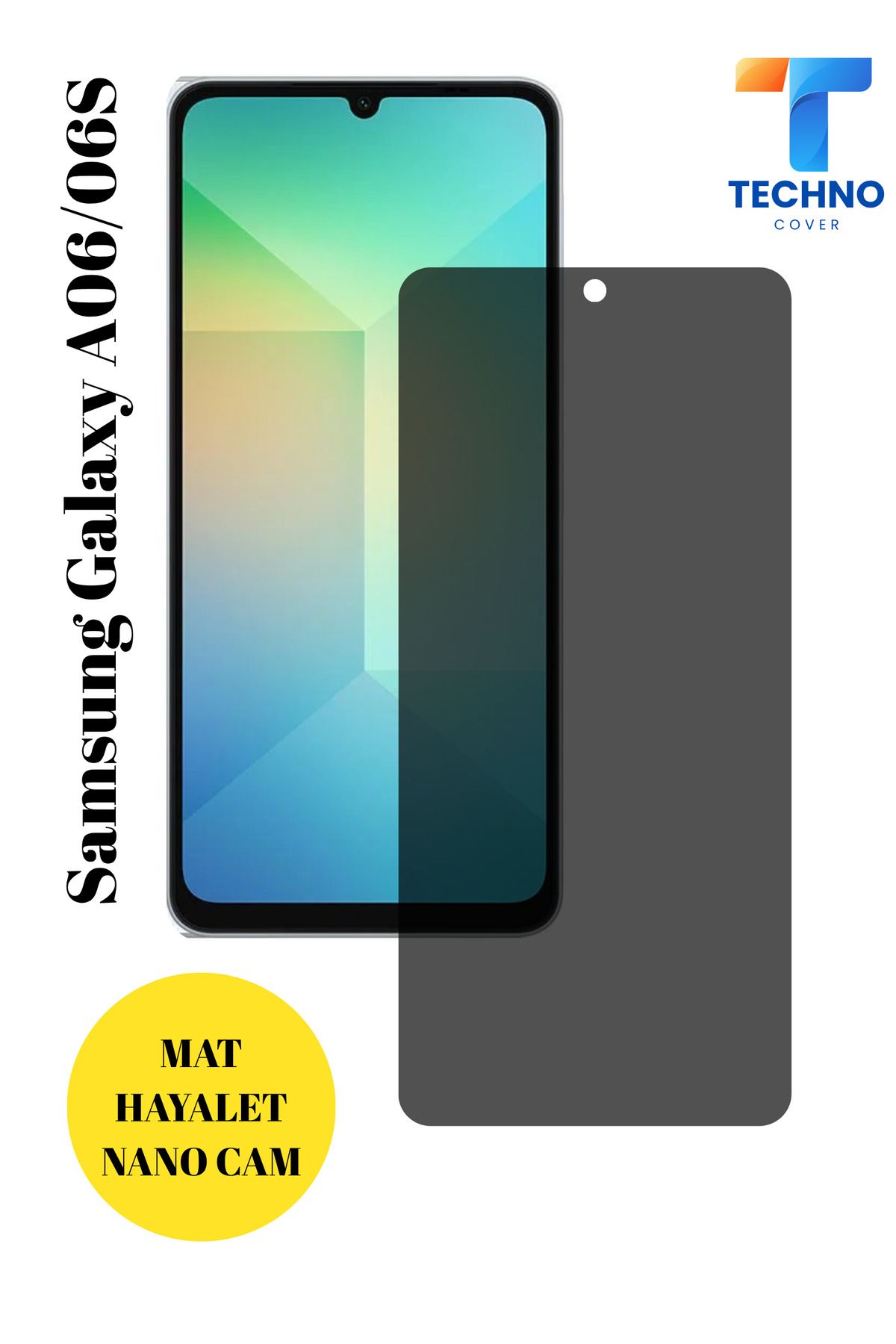 foxpower Samsung A06 / A06s Mat Hayalet Nano Cam Darbelere Karşı Dayanıklı Esnek Nano Ekran Koruyucu