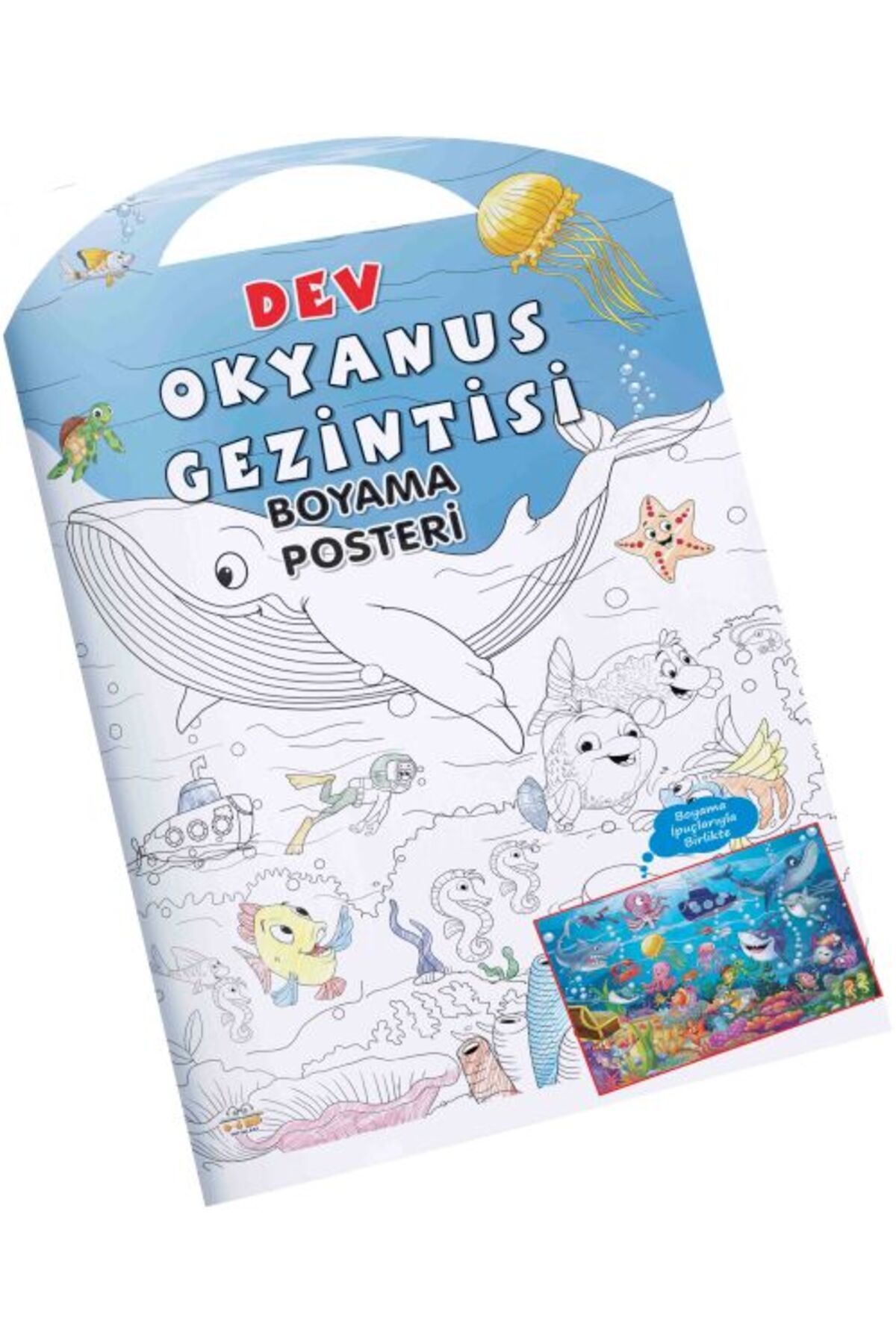 0-6 Yaş Yayınları Okyanus Gezintisi Dev Boyama Posteri