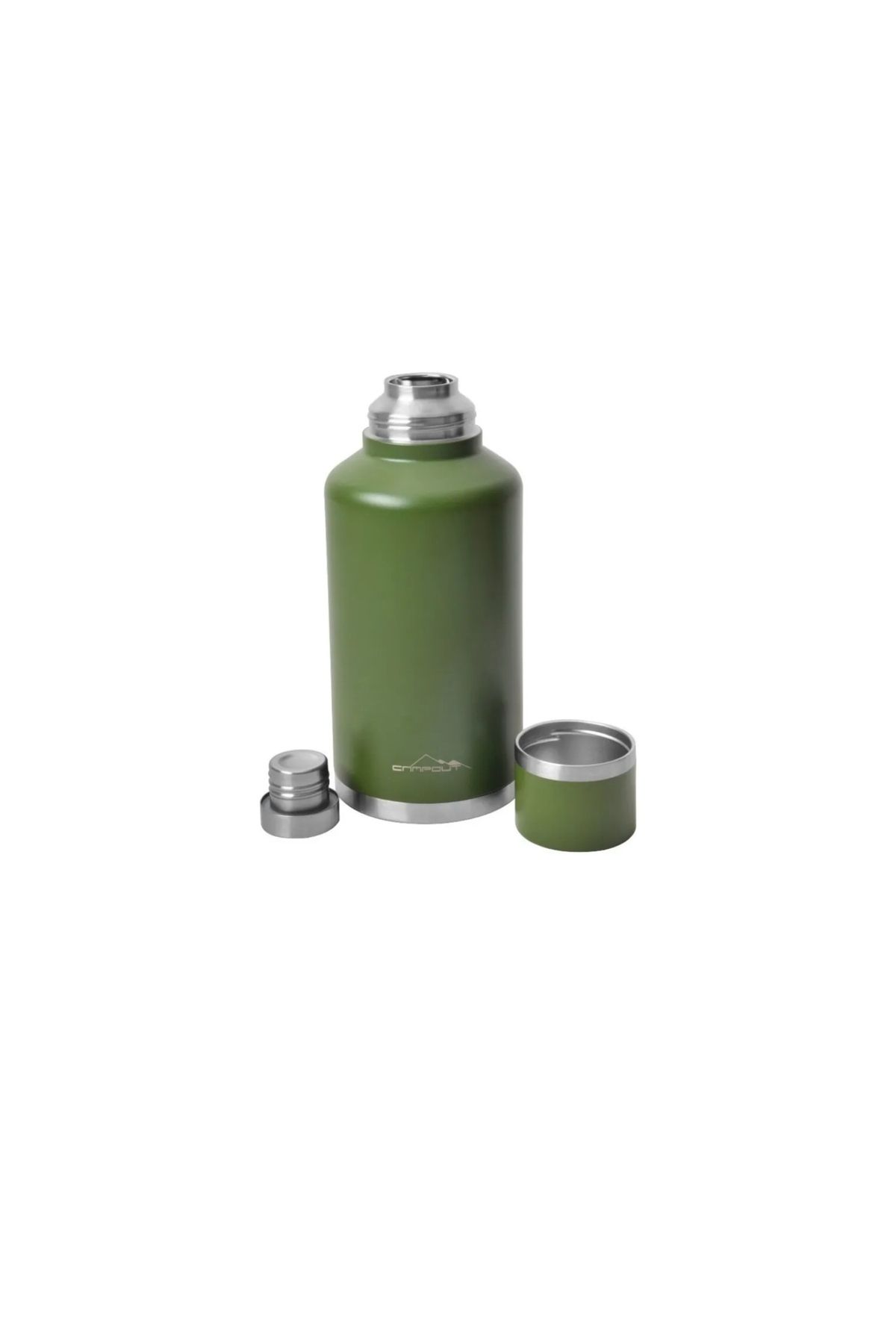 auto Campout Çift Katmanlı Termos 1500ml Siyah