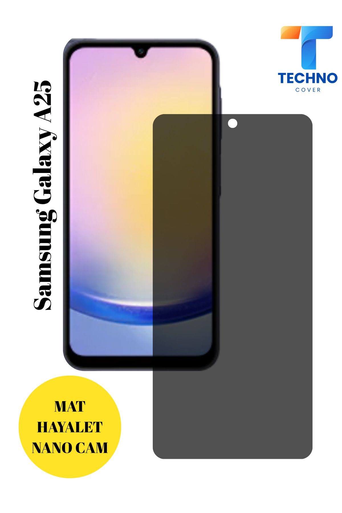 foxpower Samsung A25 Mat Hayalet Nano Cam Darbelere Karşı Dayanıklı Esnek Nano Ekran Koruyucu