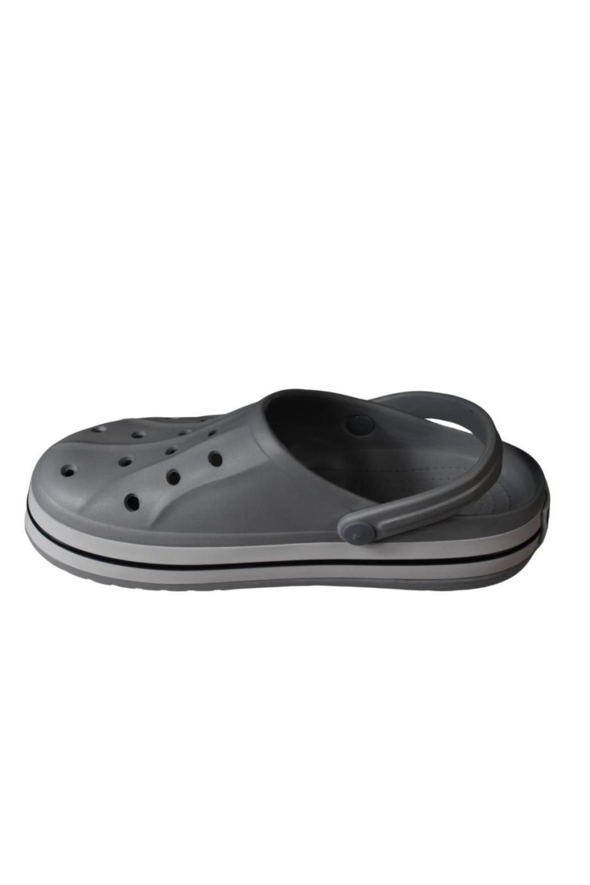 Yaz Kış Ayakkabı-Yazkiş Men-Women Cream Gray Green Doctor Nurse Cook Closed Front Delkli Back Slipper 3