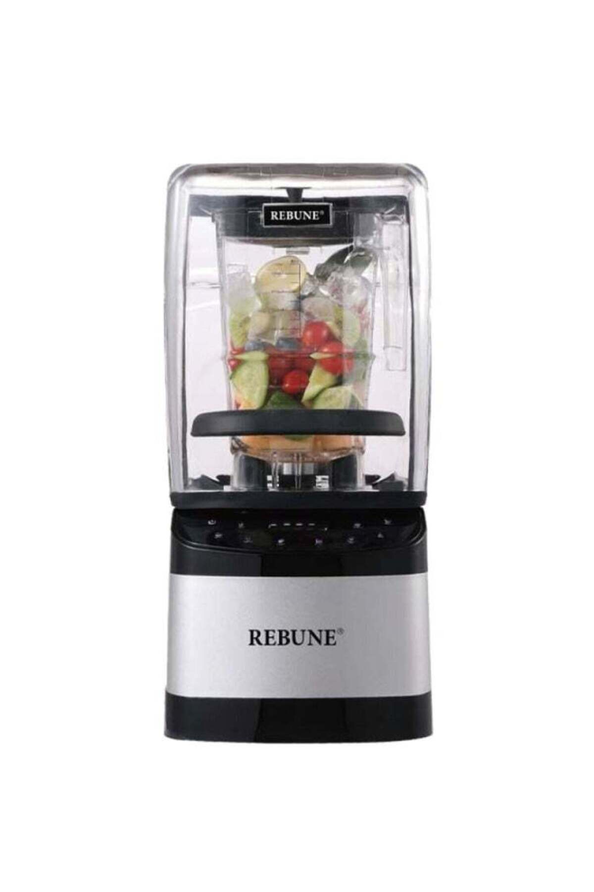 خلاط كهربائي عالي السرعة سعة 2 لتر وقوة 1800 واط RE-2-106 أسود/فضي