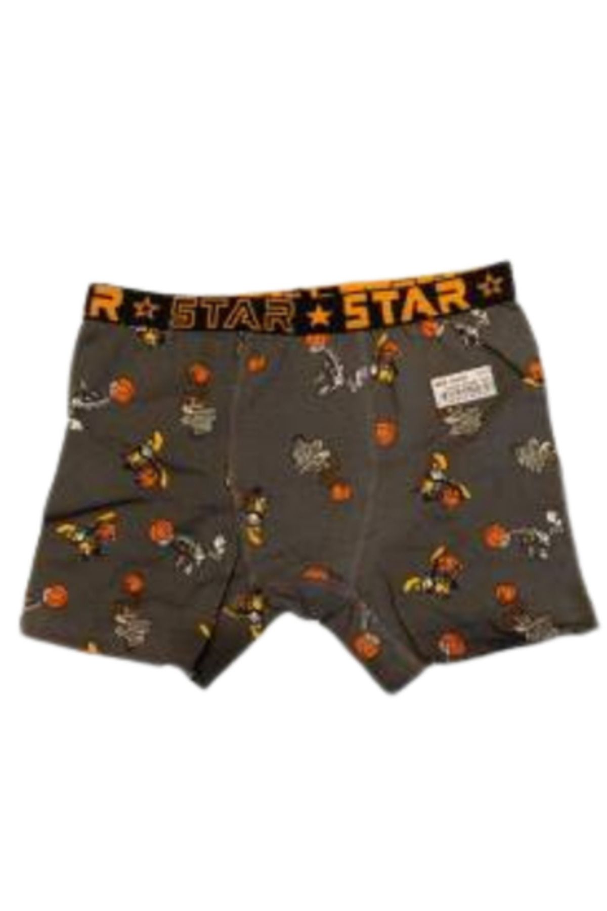 Star 3 LÜ ERKEK ÇOCUK BELİ KEMERLİ DESENLİ BOXER