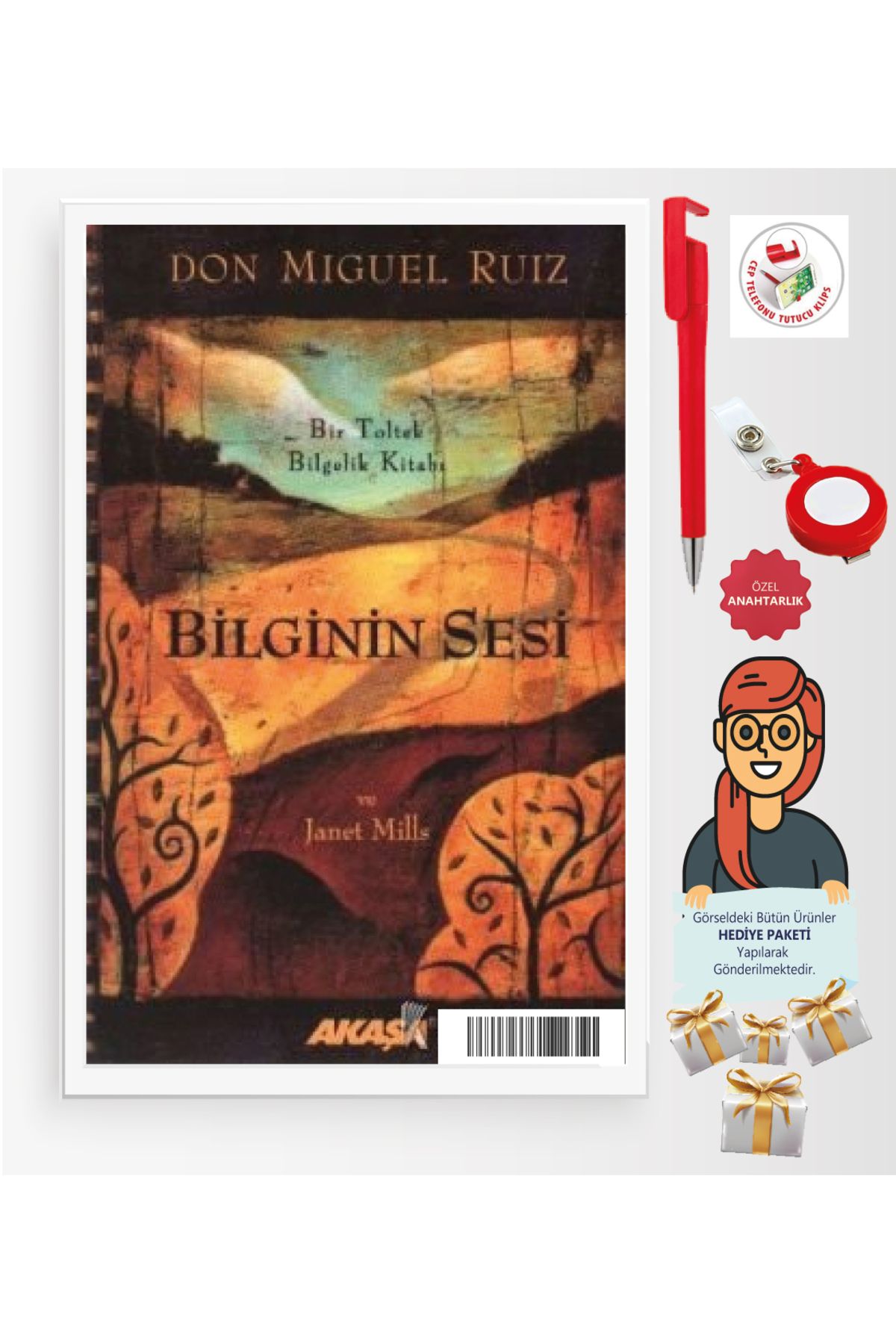 Akaşa Yayınları Maje Hediye+Bilginin Sesi Bir Toltek Bilgelik Kitabı(Don Miguel Ruiz)-Bireysel Gelişim-Akaşa Kitap
