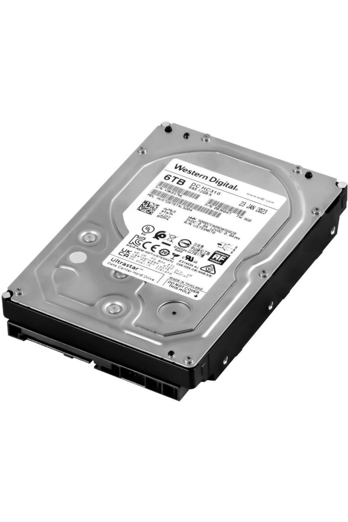WESTERN DIGITAL 3.5" DC HC310 6TB 7.2K SAS HDD HUS726T6TAL5204