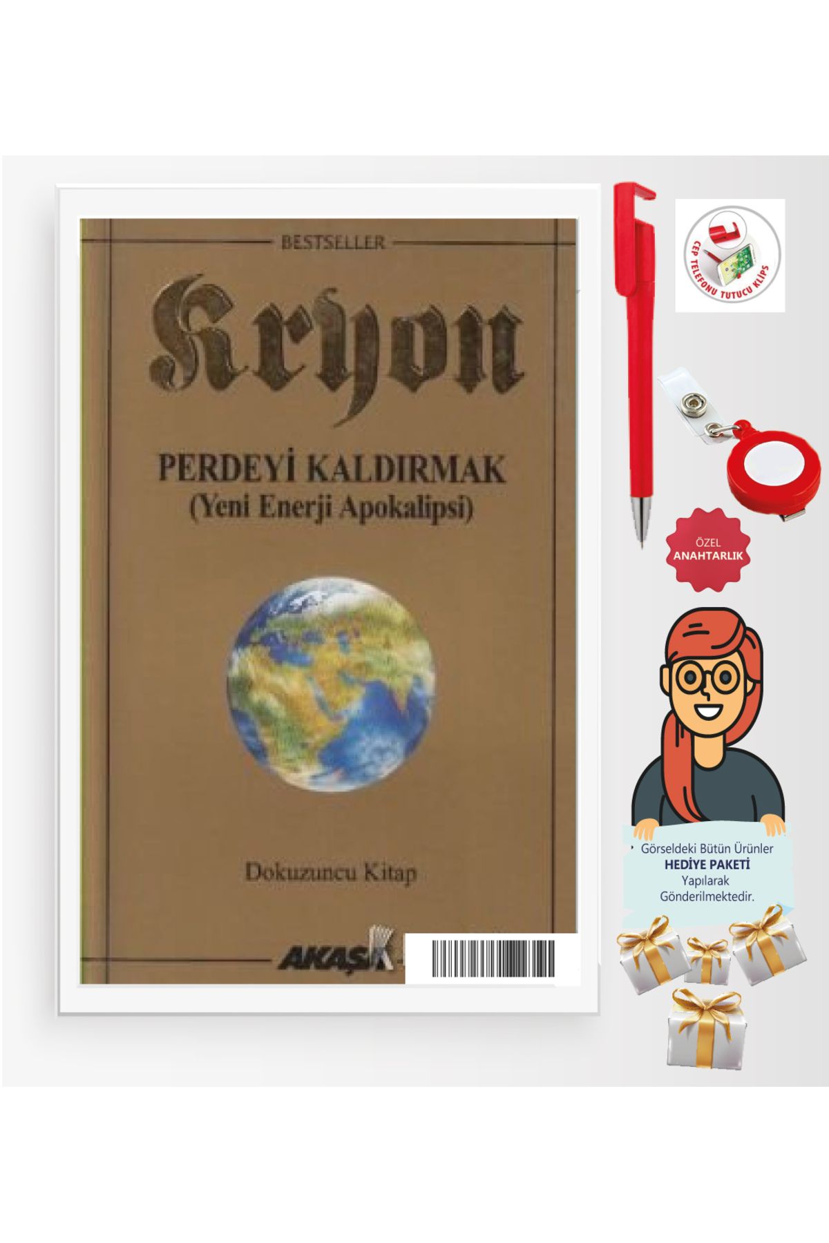 Akaşa Yayınları Maje Hediye+Kryon 9, Kitap Perdeyi Kaldırmak(Lee Carroll)-Bireysel Gelişim-Akaşa Kitap