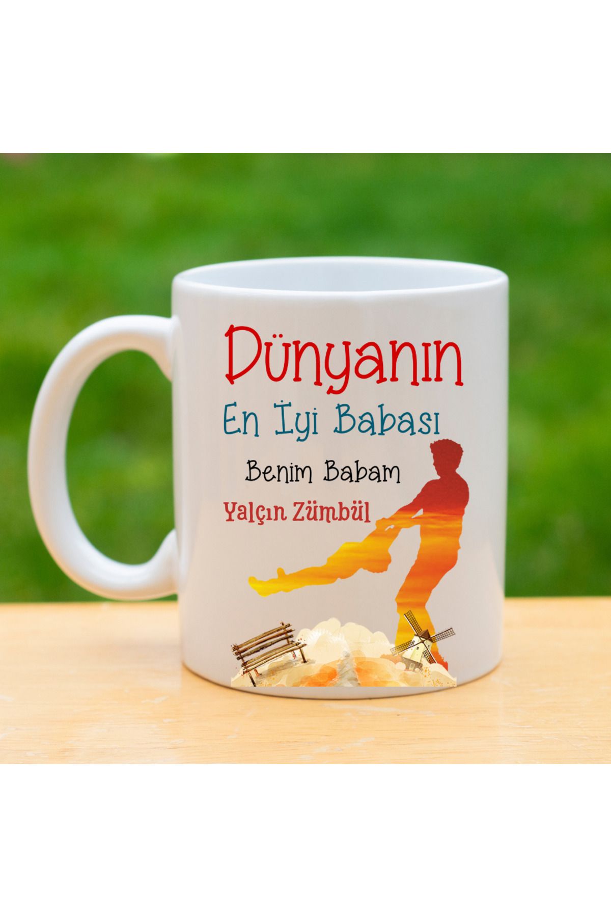 Tu&Se Candles Dünyanın En İyi Babası Yazılı Kupa – Özel Gün Hediyesi