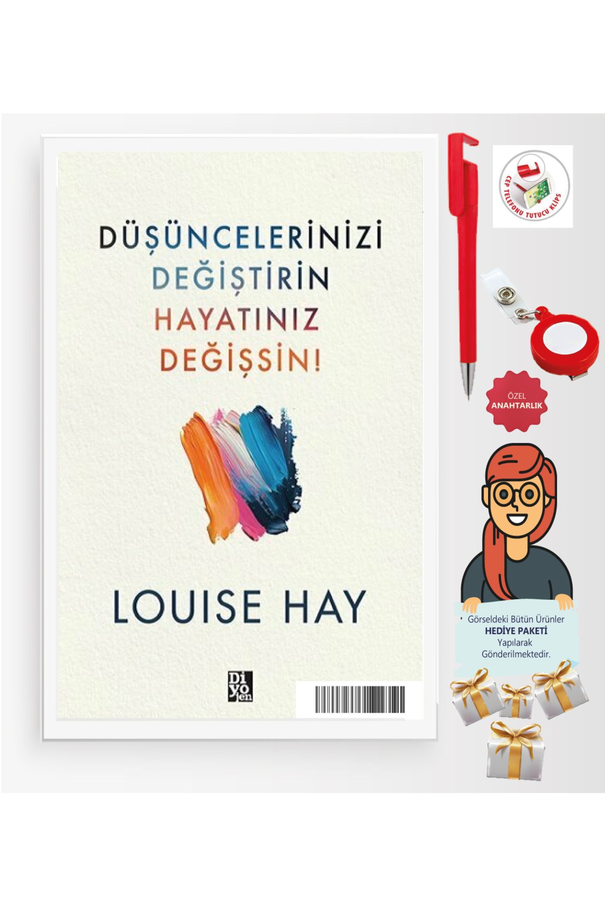 Akaşa Yayınları Maje Hediye+Düşüncelerinizi Değiştirin Hayatınız Değişsin(Louise L, Hay)Bireysel Gelişim-Akaşa
