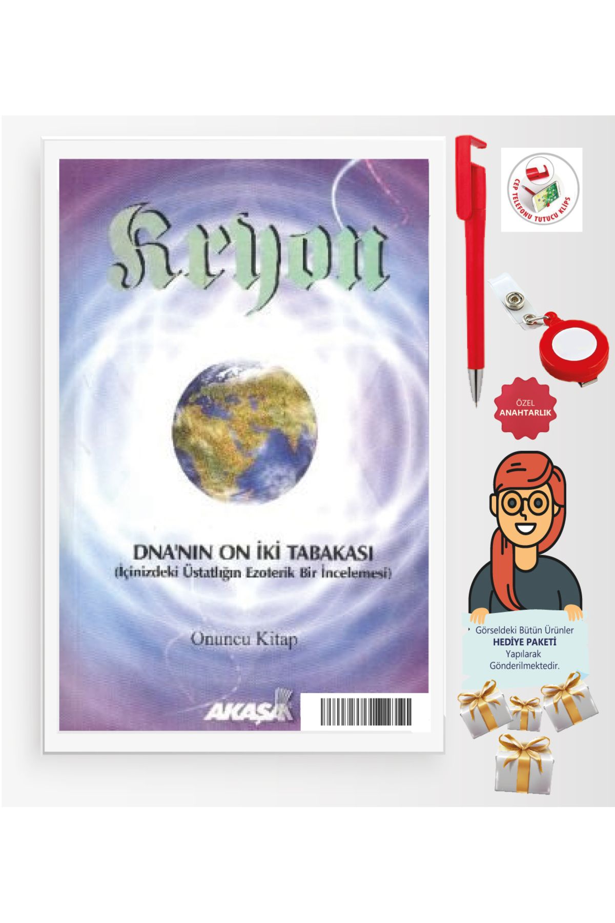 Akaşa Yayınları Maje Hediye+Kryon 10, Kitap -DNA’nın 12 Tabakası(Lee Carroll)-Bireysel Gelişim-Akaşa Kitap