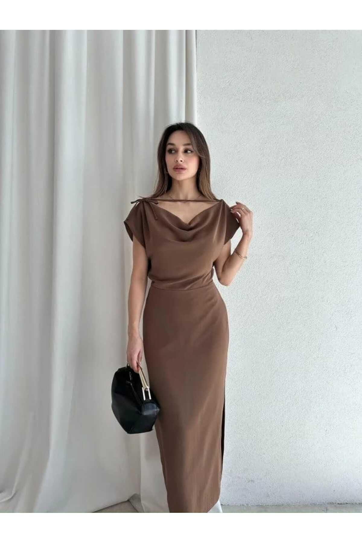 MODA DURAĞI ALİX Midi Elbise